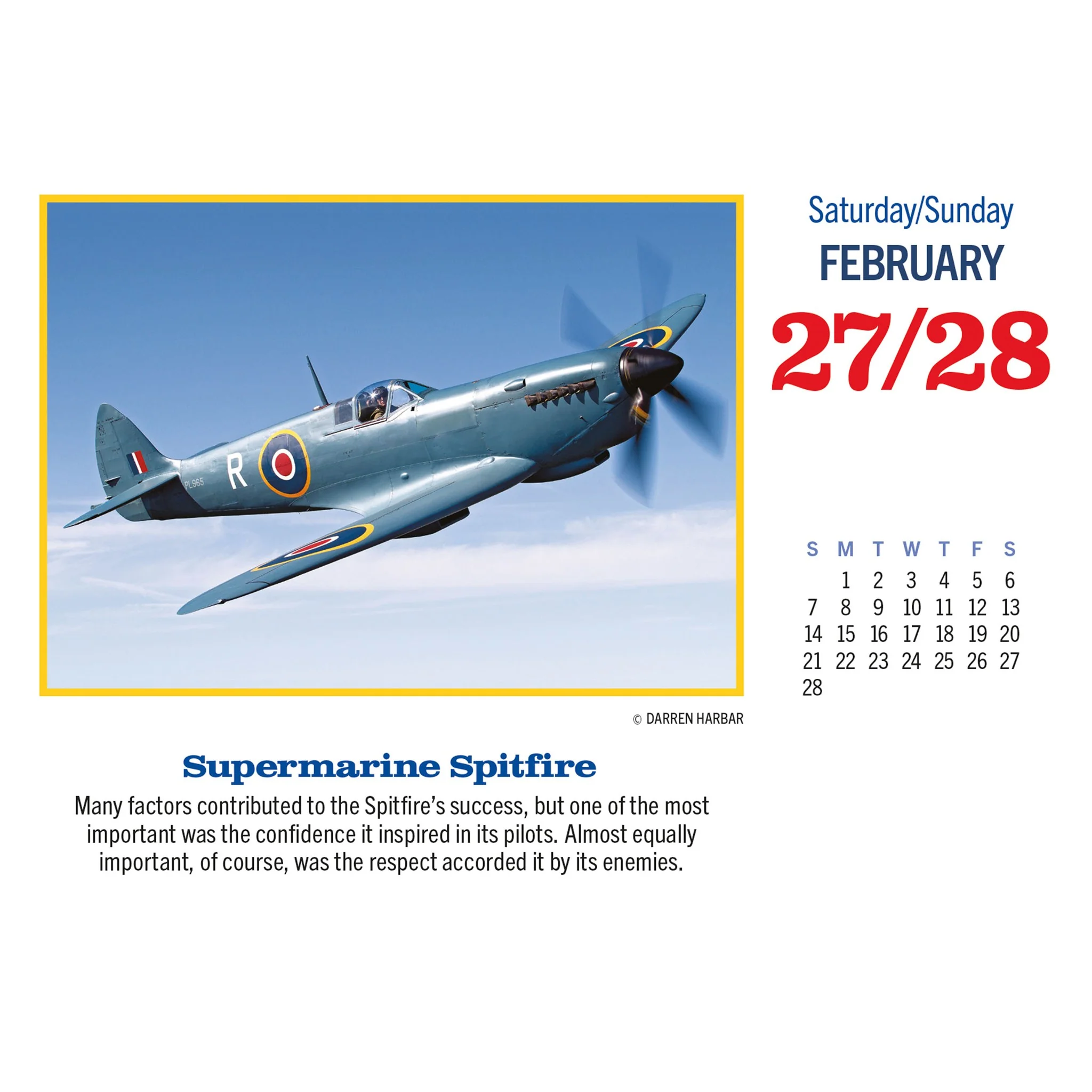Golden Age of Flight 2027 Box Calendar - Image 3