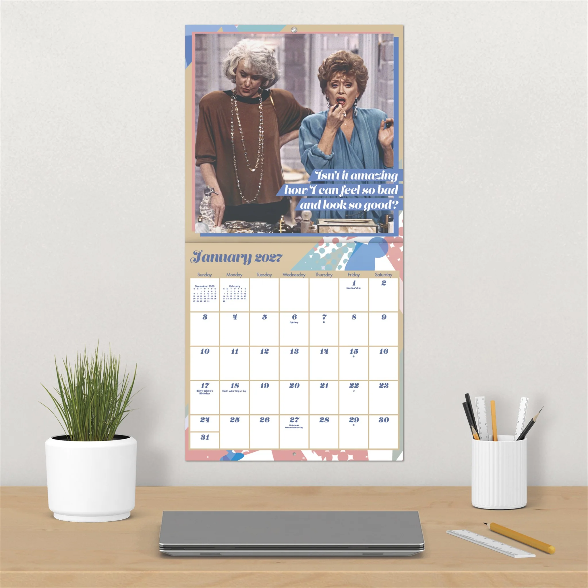 Golden Girls Exclusive with Print 2027 Wall Calendar - Image 5