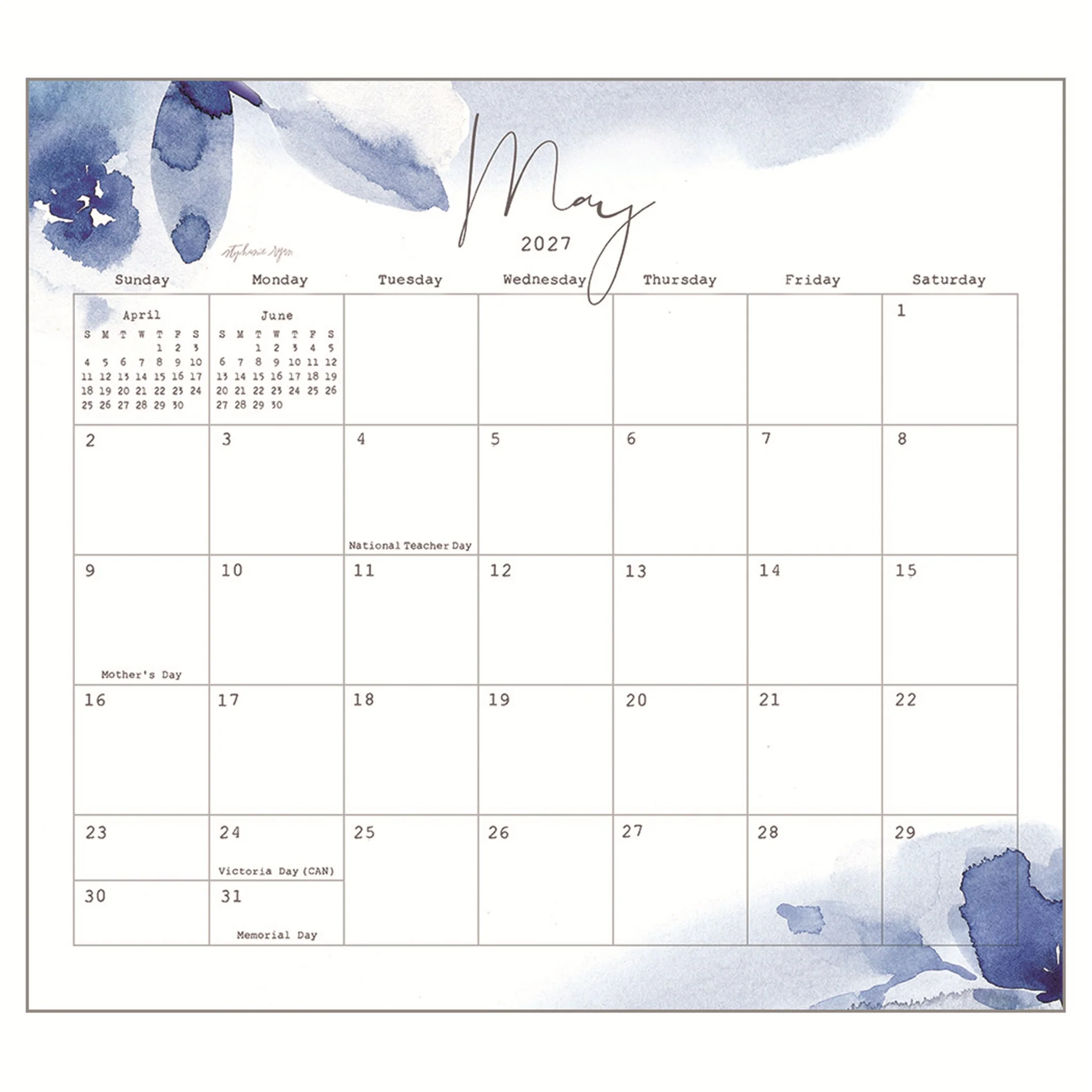 Gratitude Special Edition 2027 Wall Calendar - Image 3