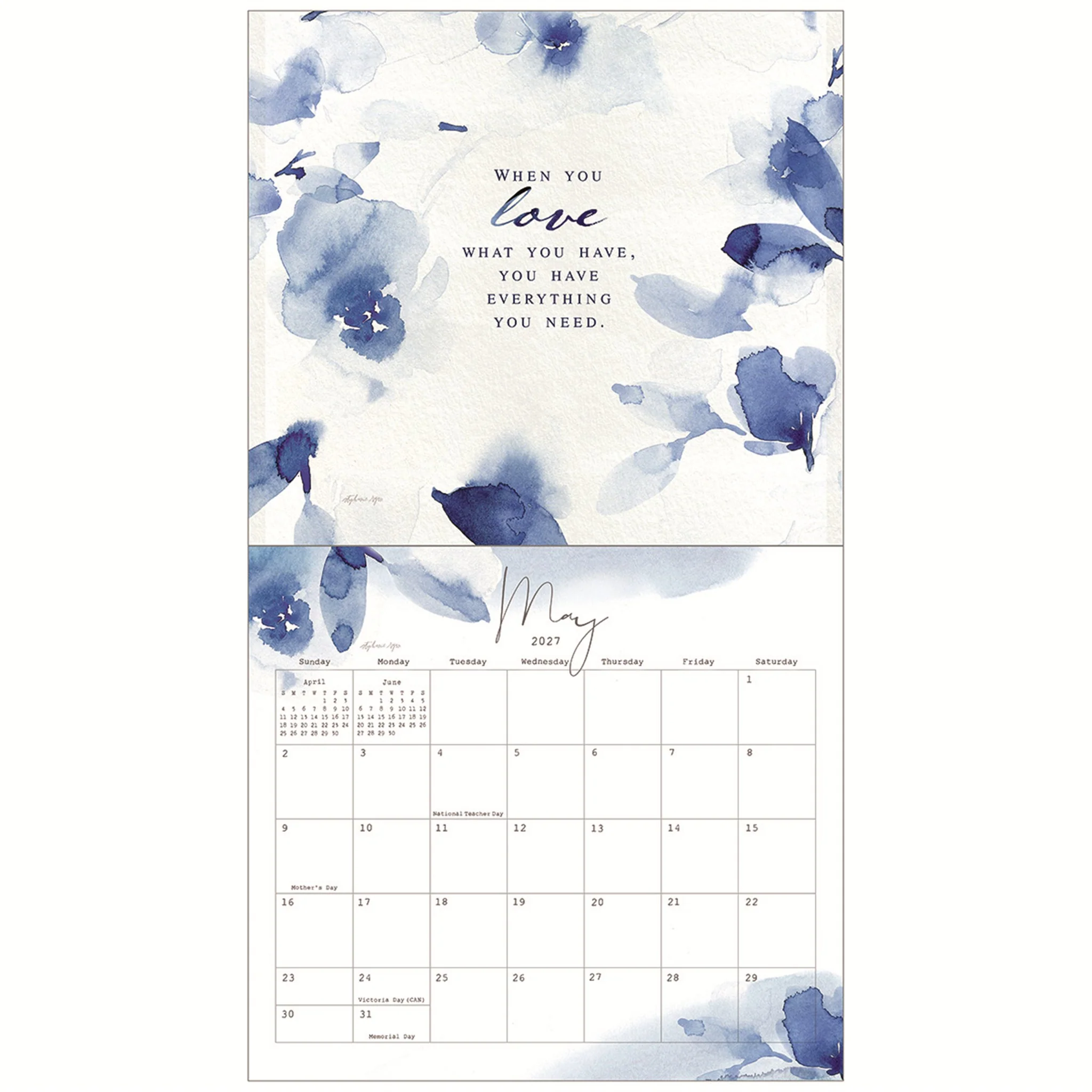 Gratitude Special Edition 2027 Wall Calendar - Image 4