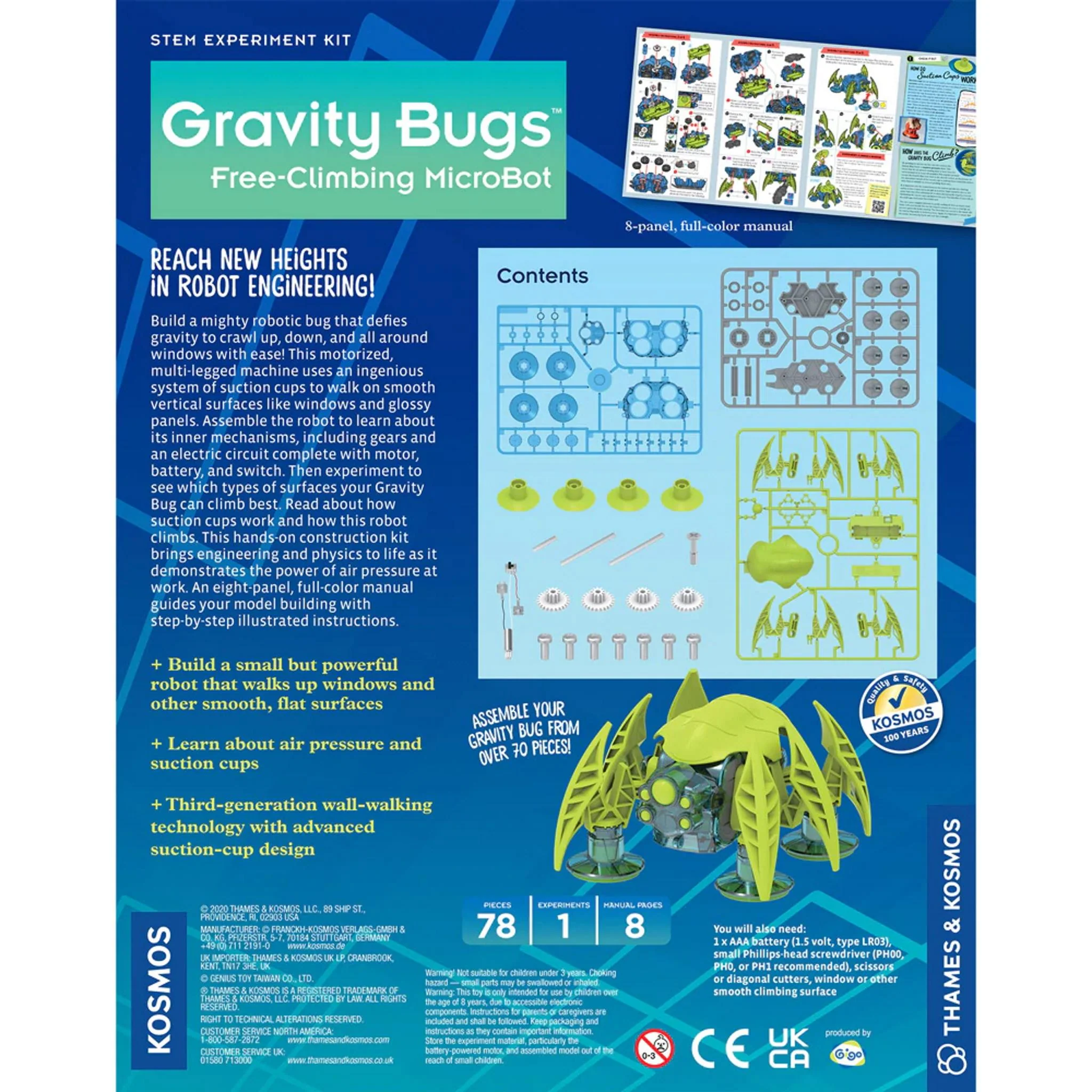 Gravity Bugs Free Climbing Microbot - Image 2