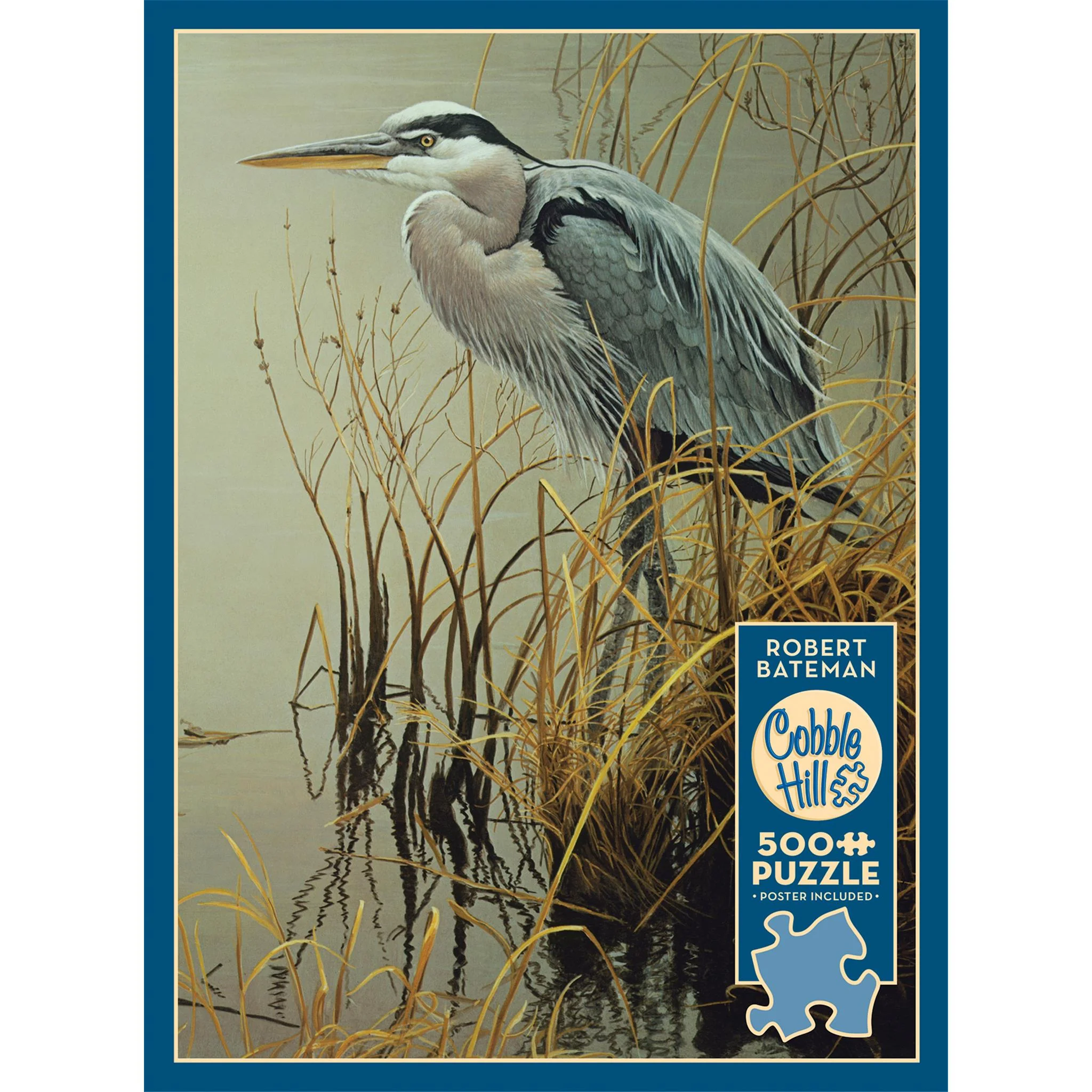 Great Blue Heron 500 Piece Puzzle Cobble Hill - Image 4