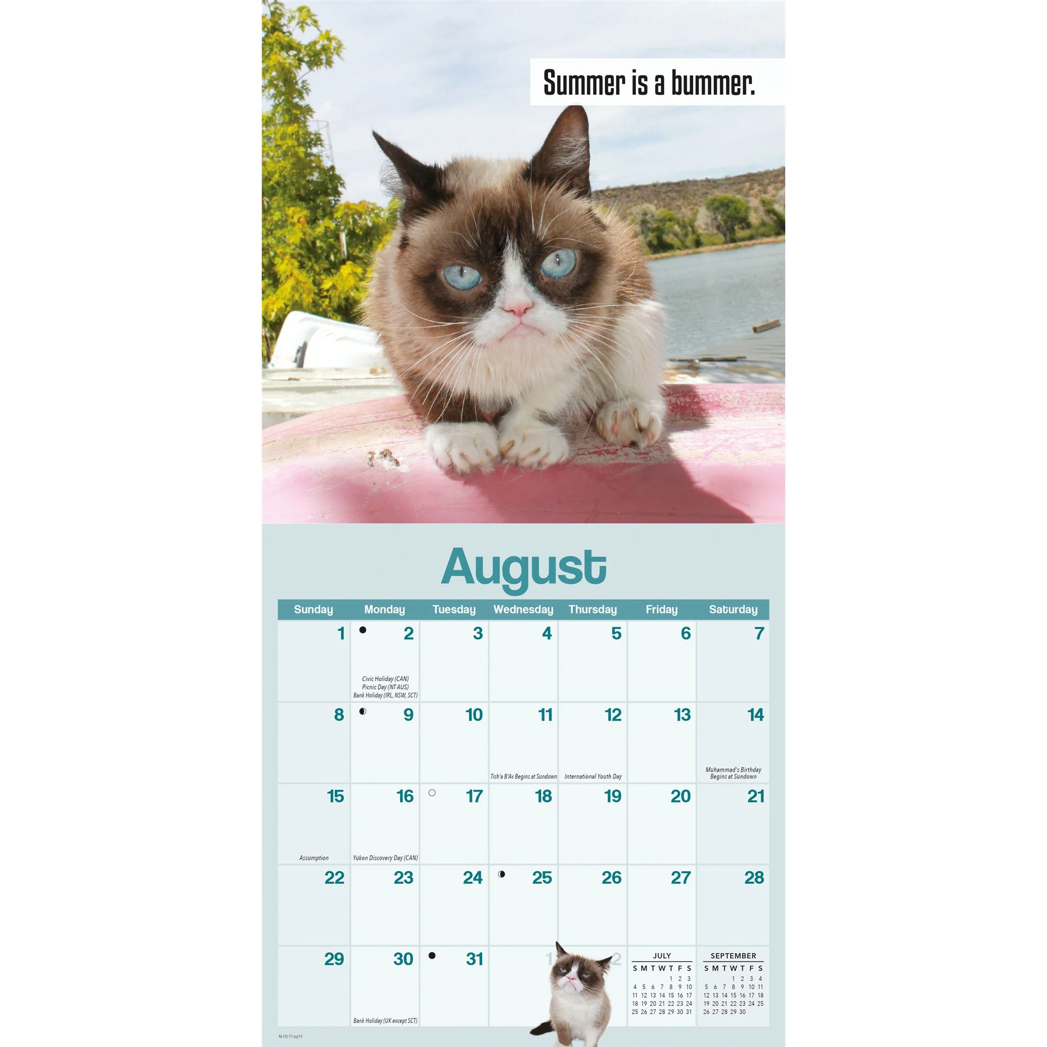 Grumpy Cat 2027 Mini Calendar - Image 5