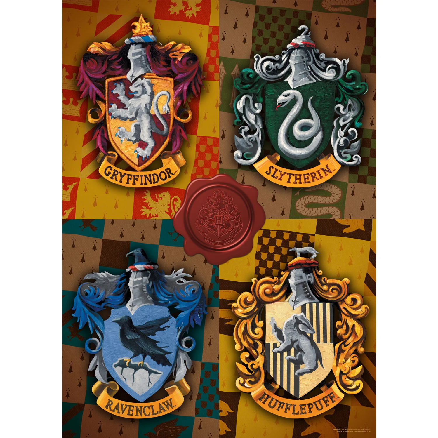 Harry Potter Crests 1000 Piece Puzzle - Image 3