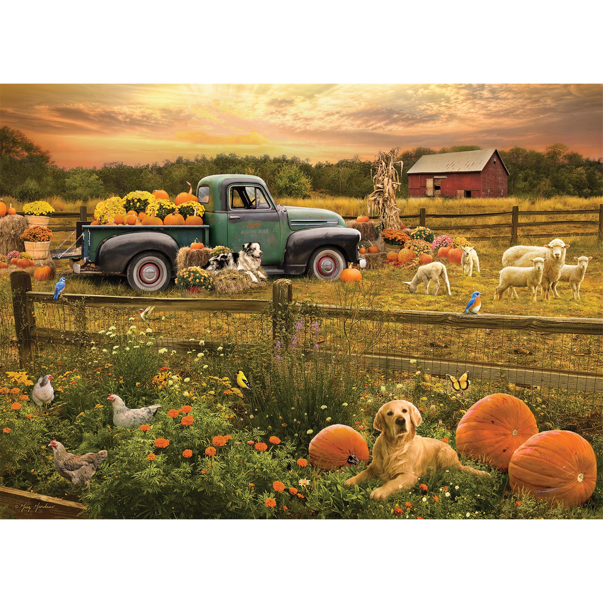 Harvest Time 1000 Piece Puzzle Cobble Hill - Image 3