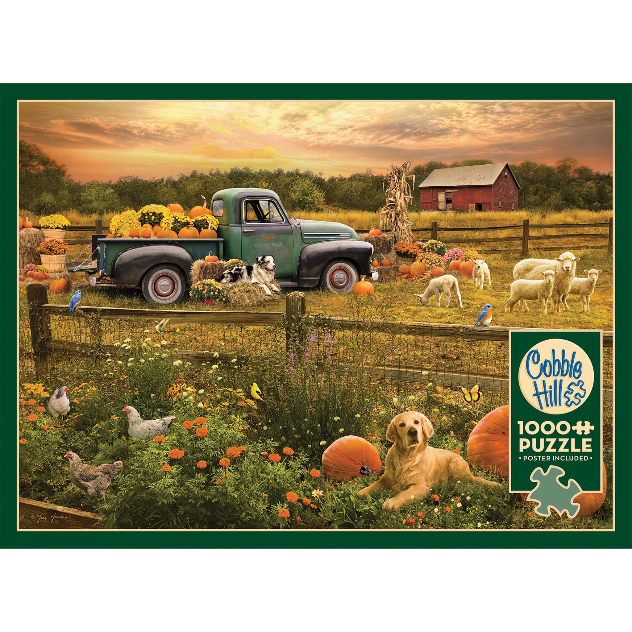 Harvest Time 1000 Piece Puzzle Cobble Hill - Image 4