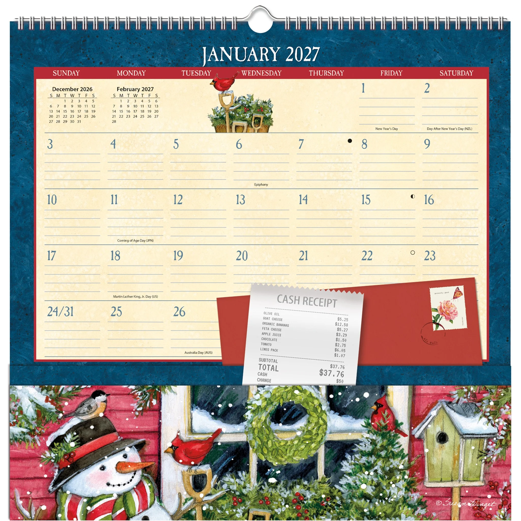 Heart and Home Note Nook 2027 Wall Calendar - Image 3