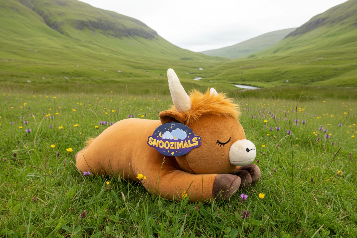 Highland Cow Snoozimal 20in Plush - Image 4