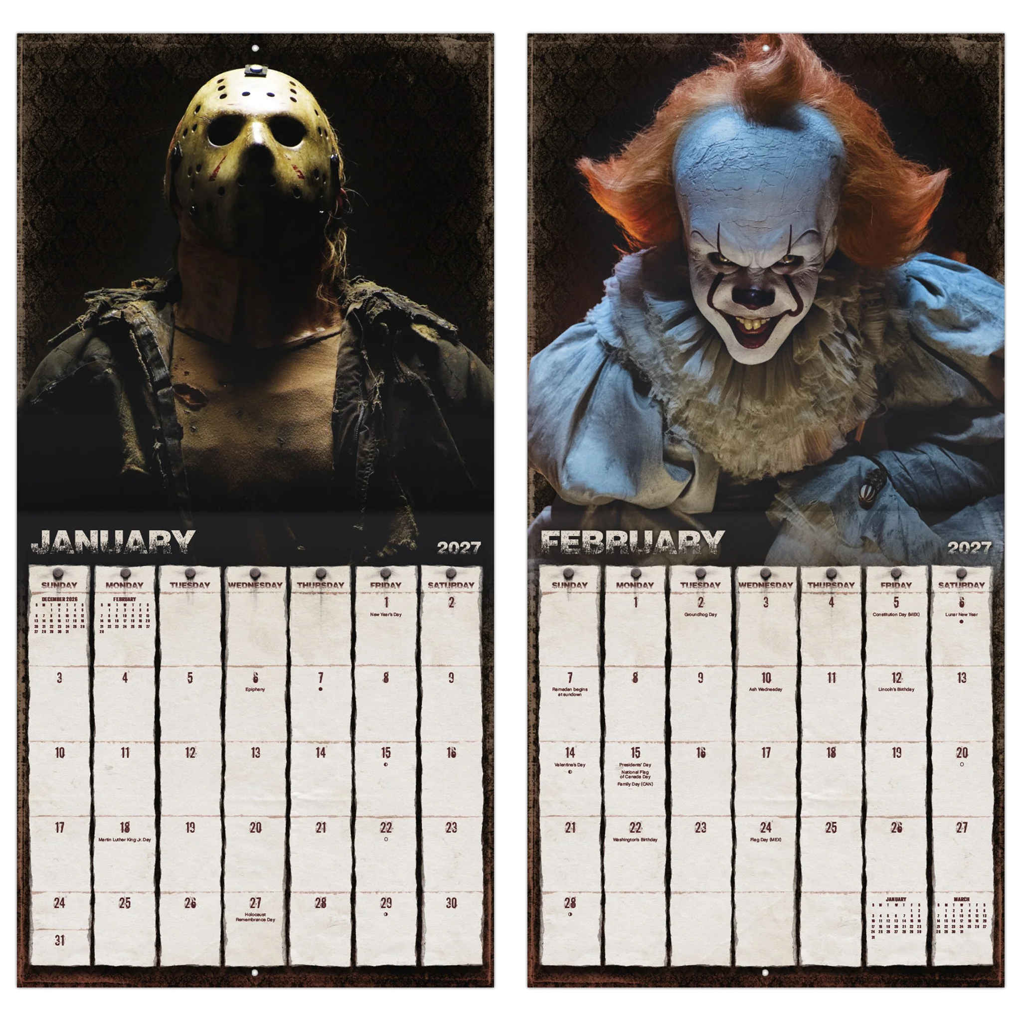Horror Collection 2027 Wall Calendar - Image 6