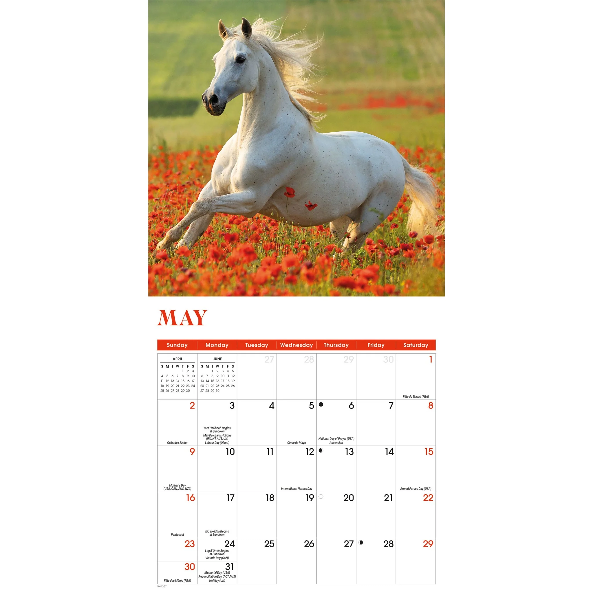 Horses 2027 Mini Calendar - Image 3