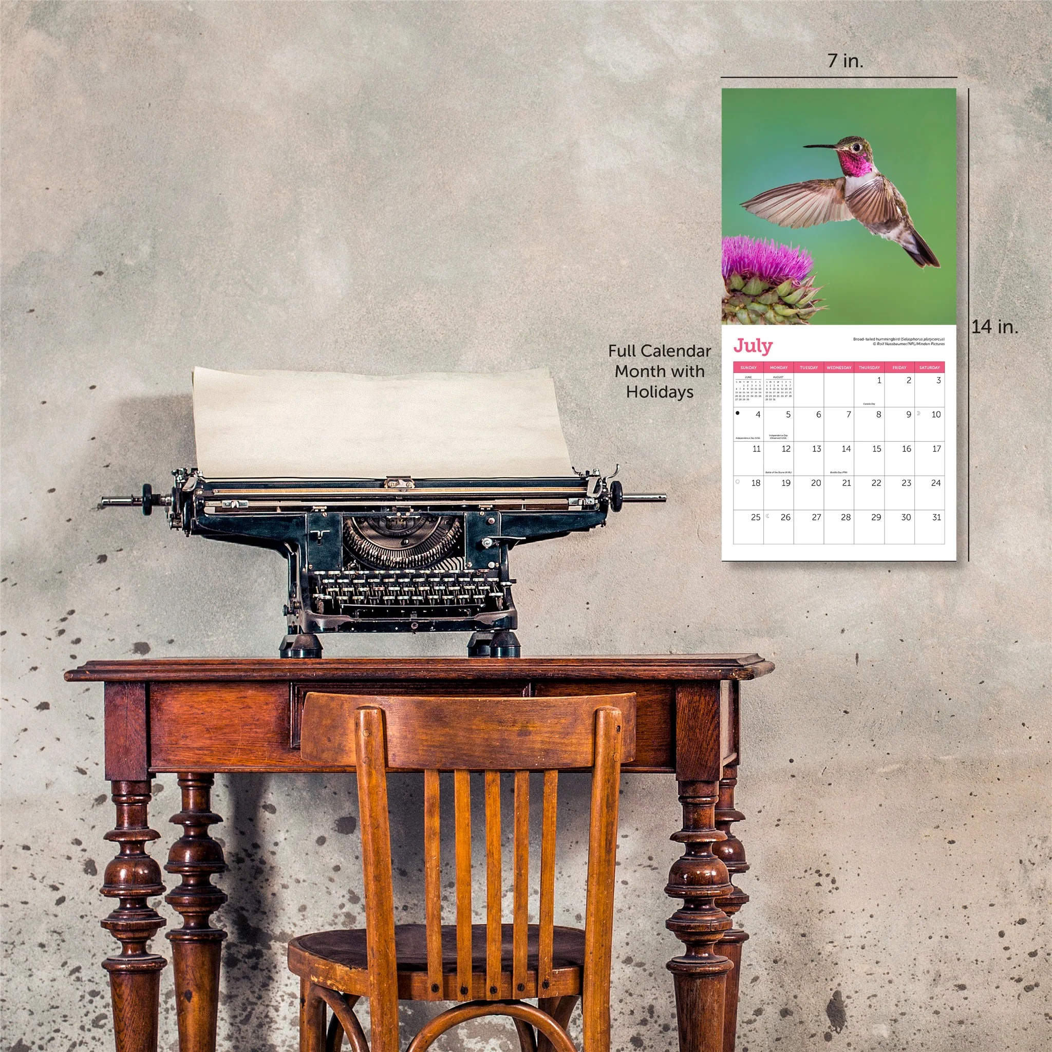 Hummingbirds 2027 Mini Calendar - Image 6