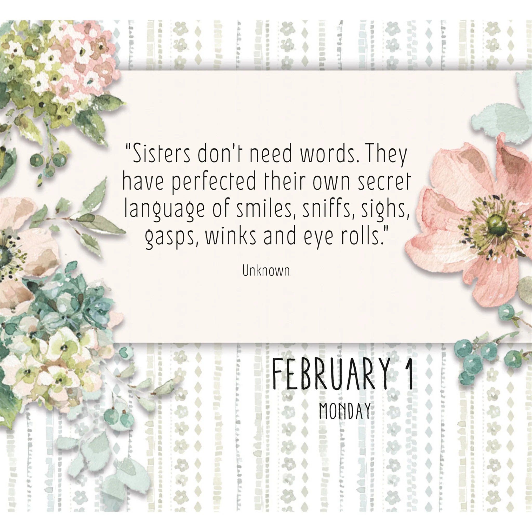 I Love You Sis 2027 Small Box Calendar - Image 4
