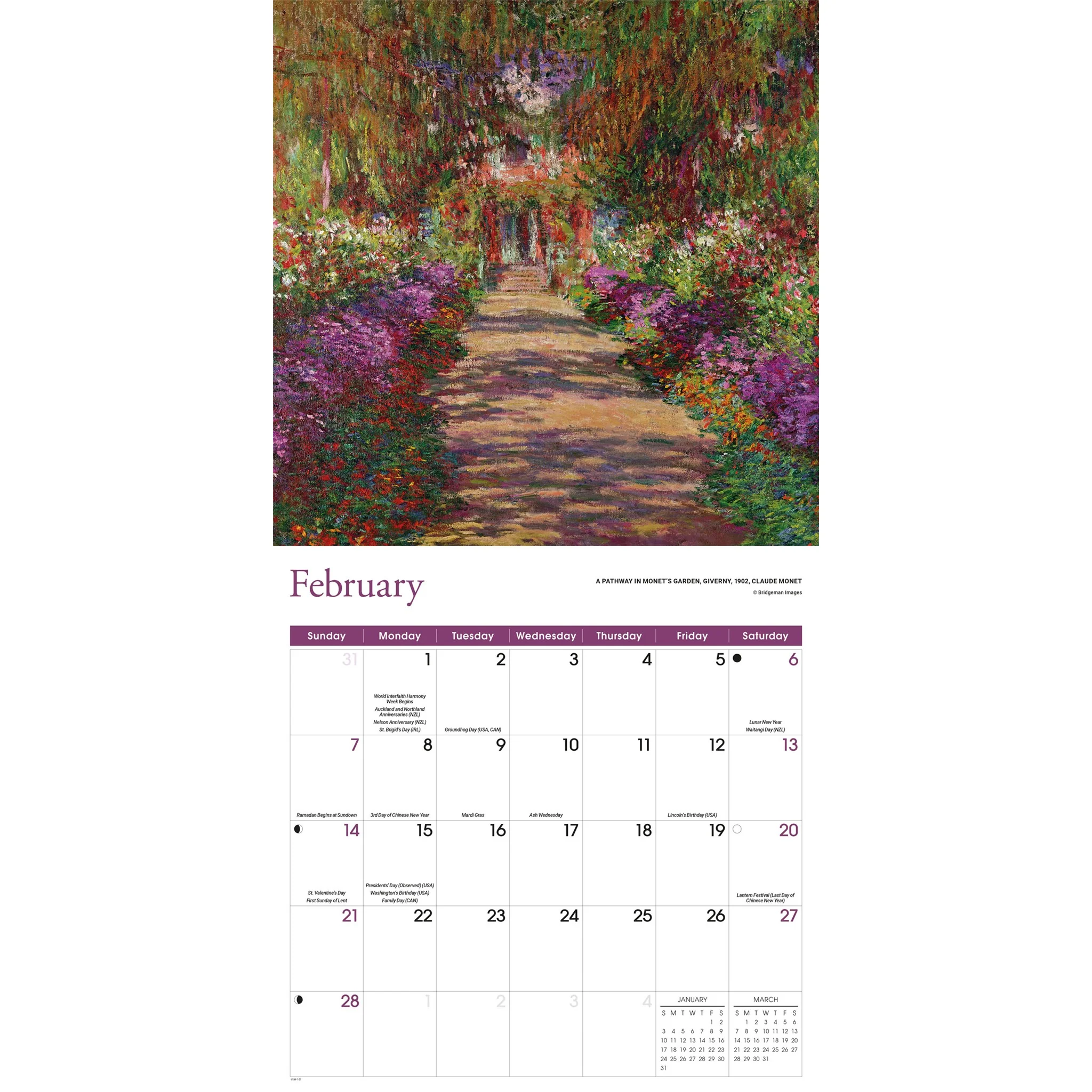Impressionist 2027 Wall Calendar - Image 3