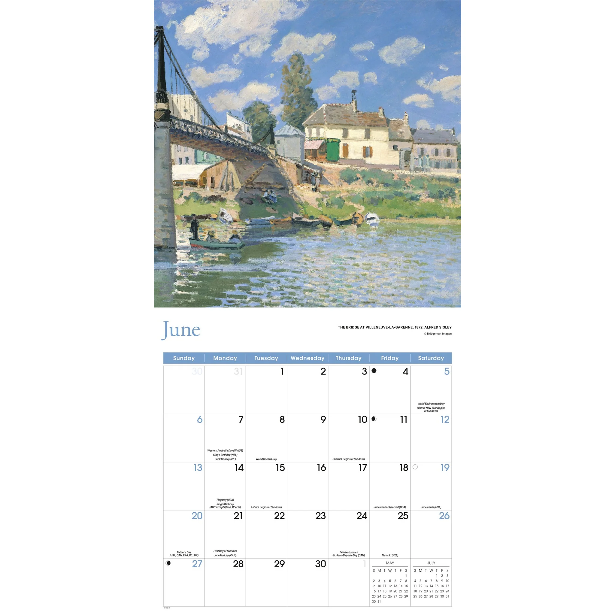 Impressionist 2027 Wall Calendar - Image 4