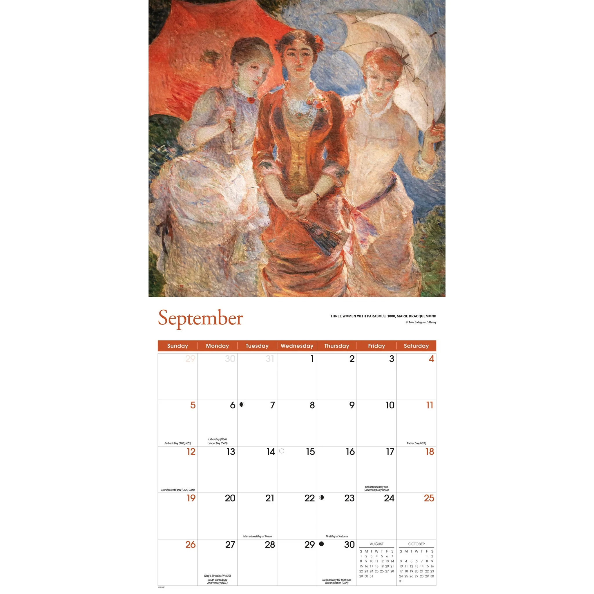 Impressionist 2027 Wall Calendar - Image 5