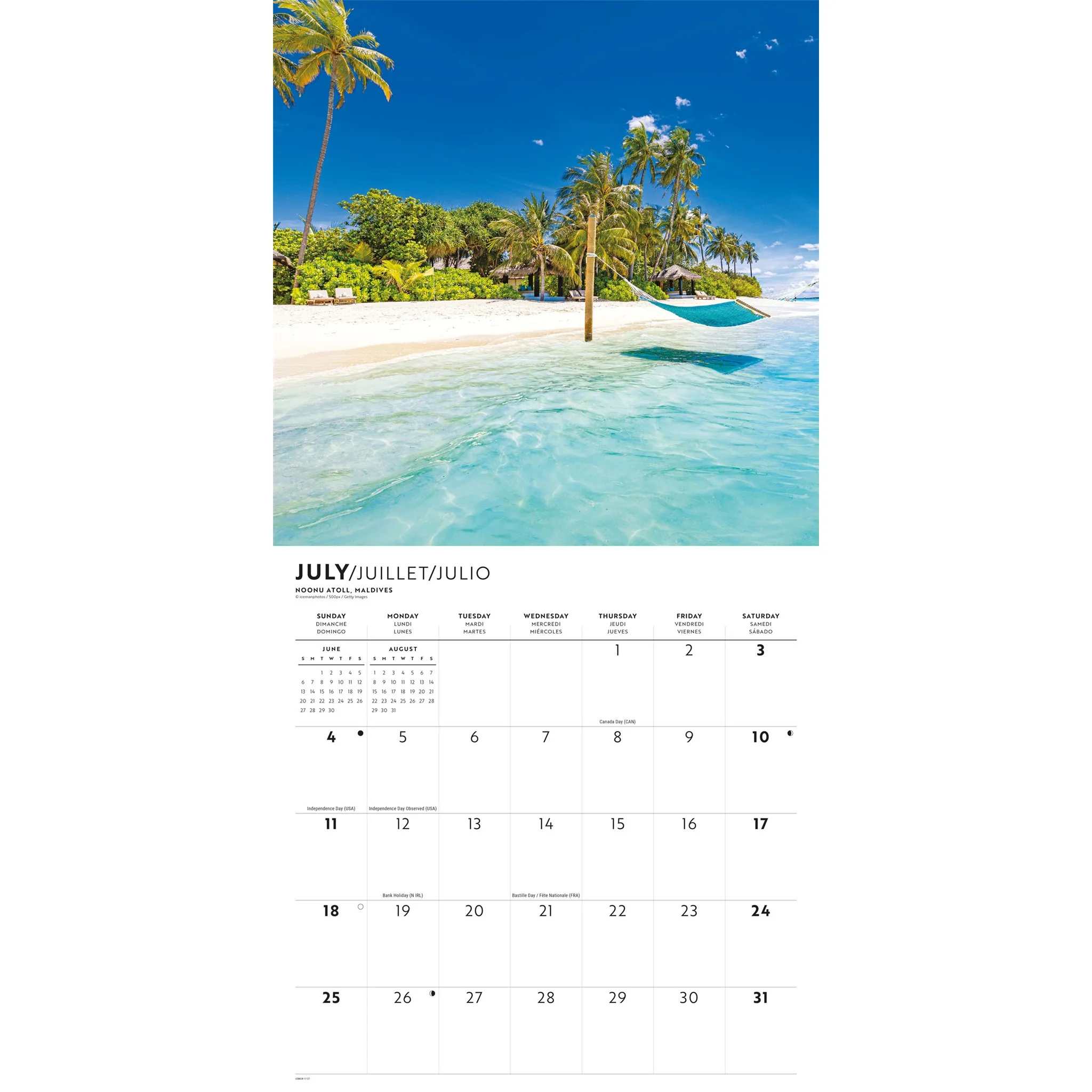 Island Paradise 2027 Wall Calendar - Image 4