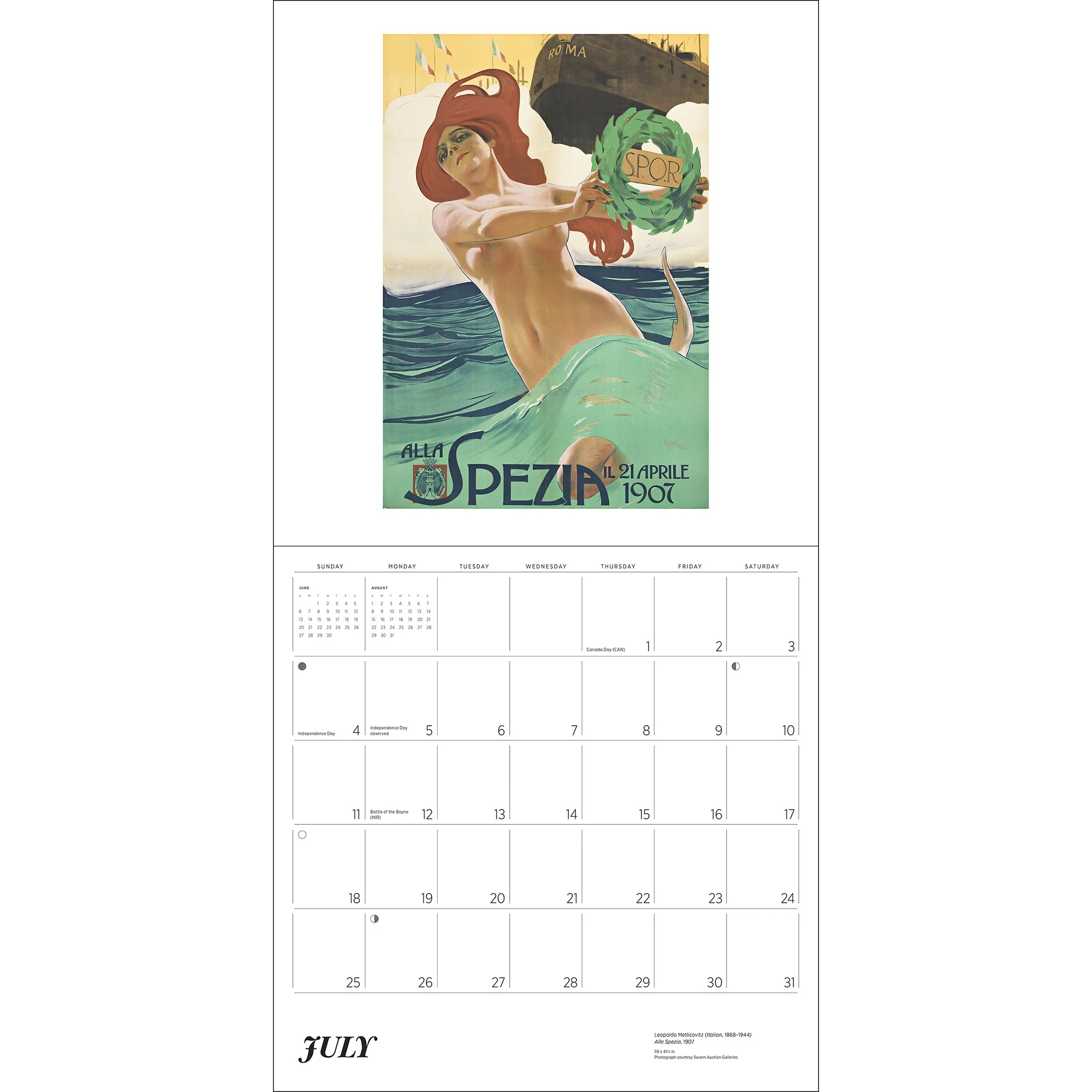 Italy Vintage Travel Posters 2027 Wall Calendar - Online Only - Image 4