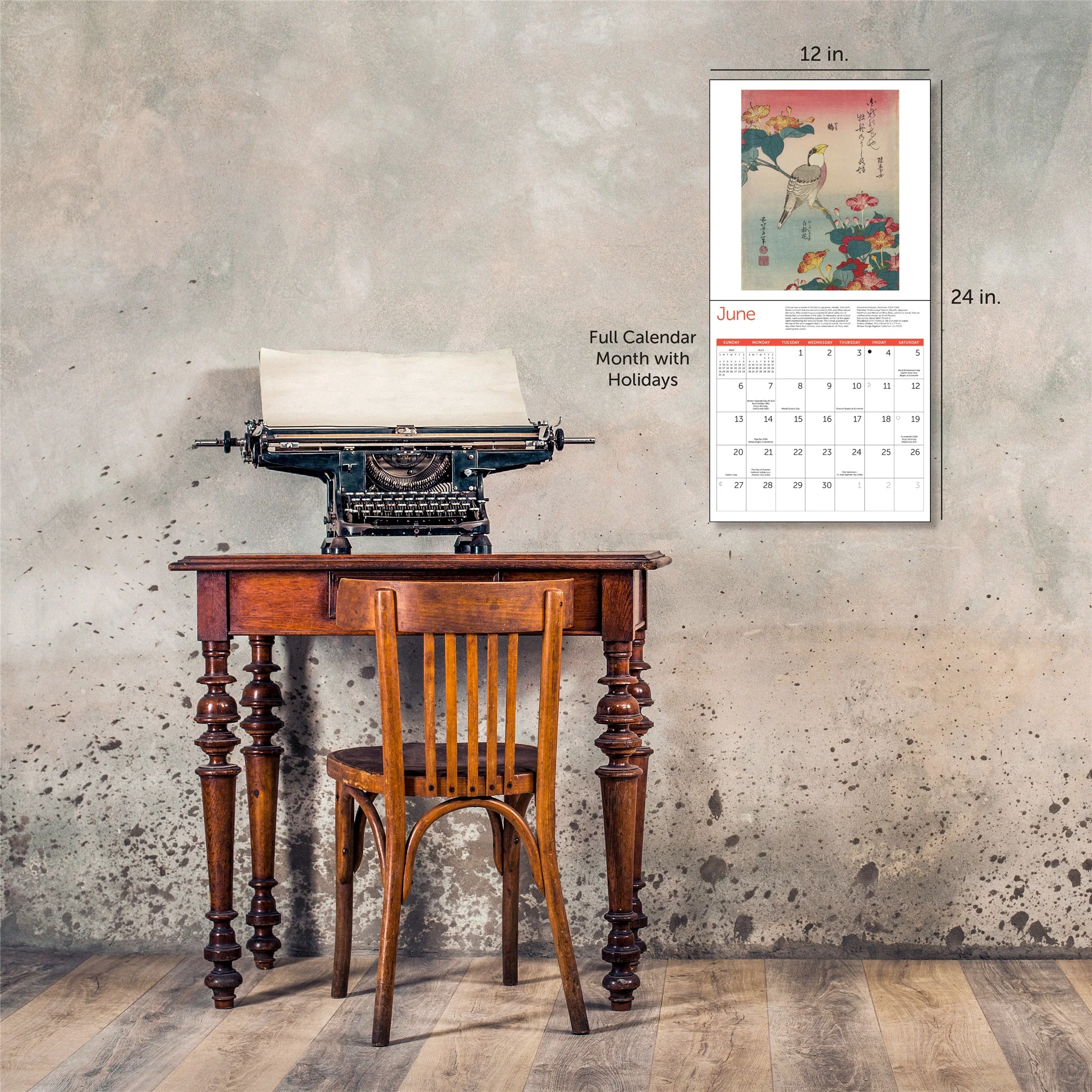 Japanese Woodblocks MFA Boston 2027 Wall Calendar - Image 6