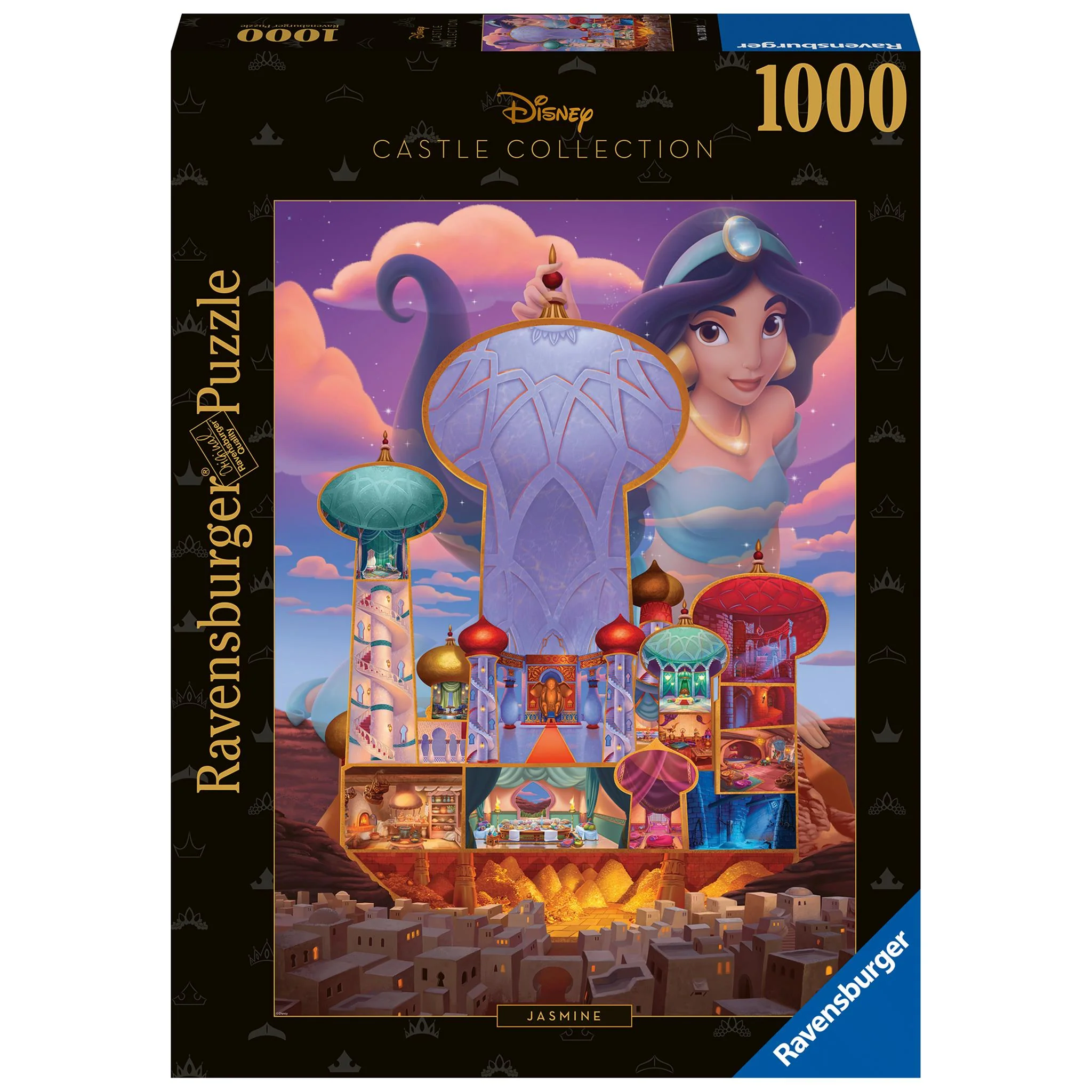 Jasmine Disney Castle 1000 Piece Puzzle - Online Only
