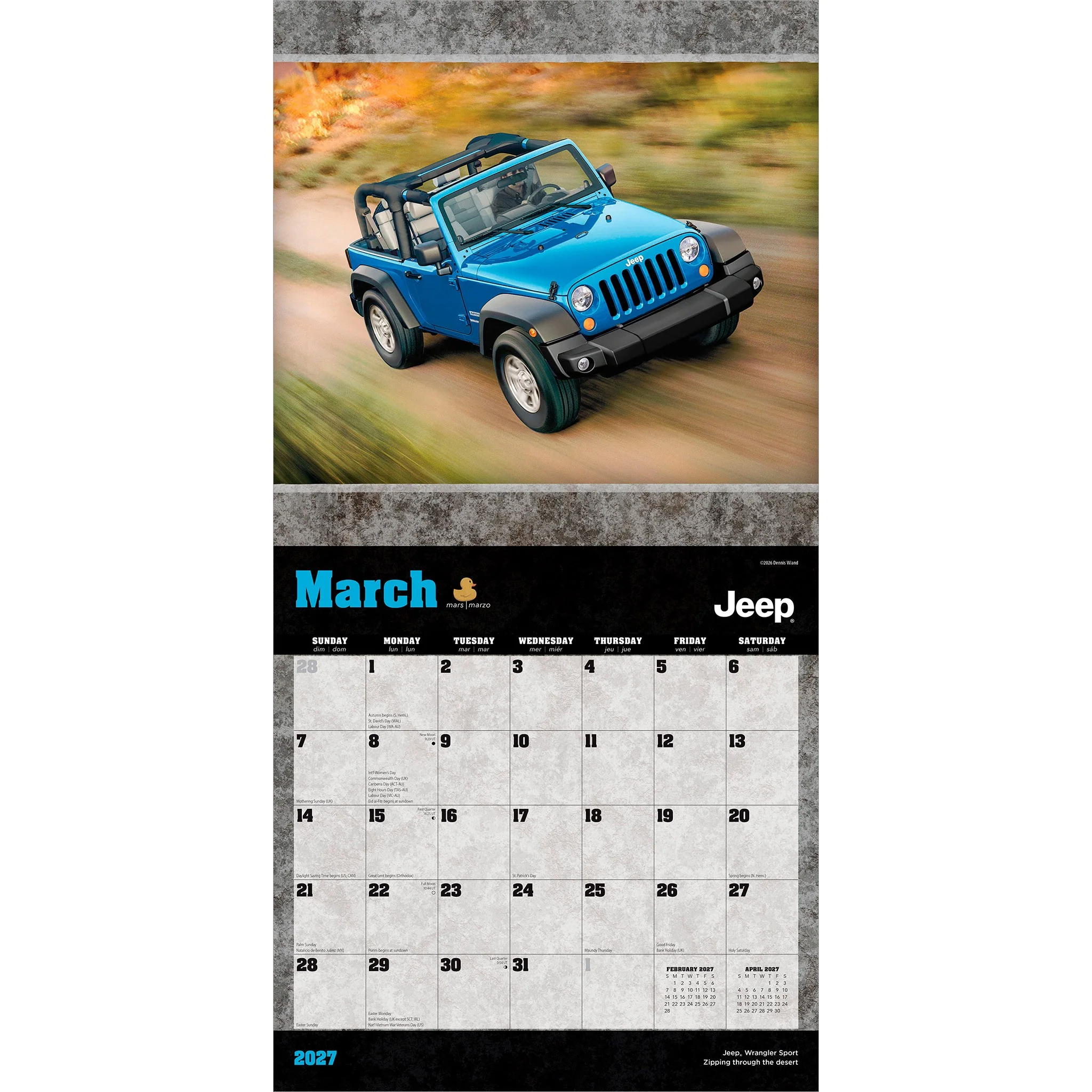 Jeep 2027 Wall Calendar - Image 3