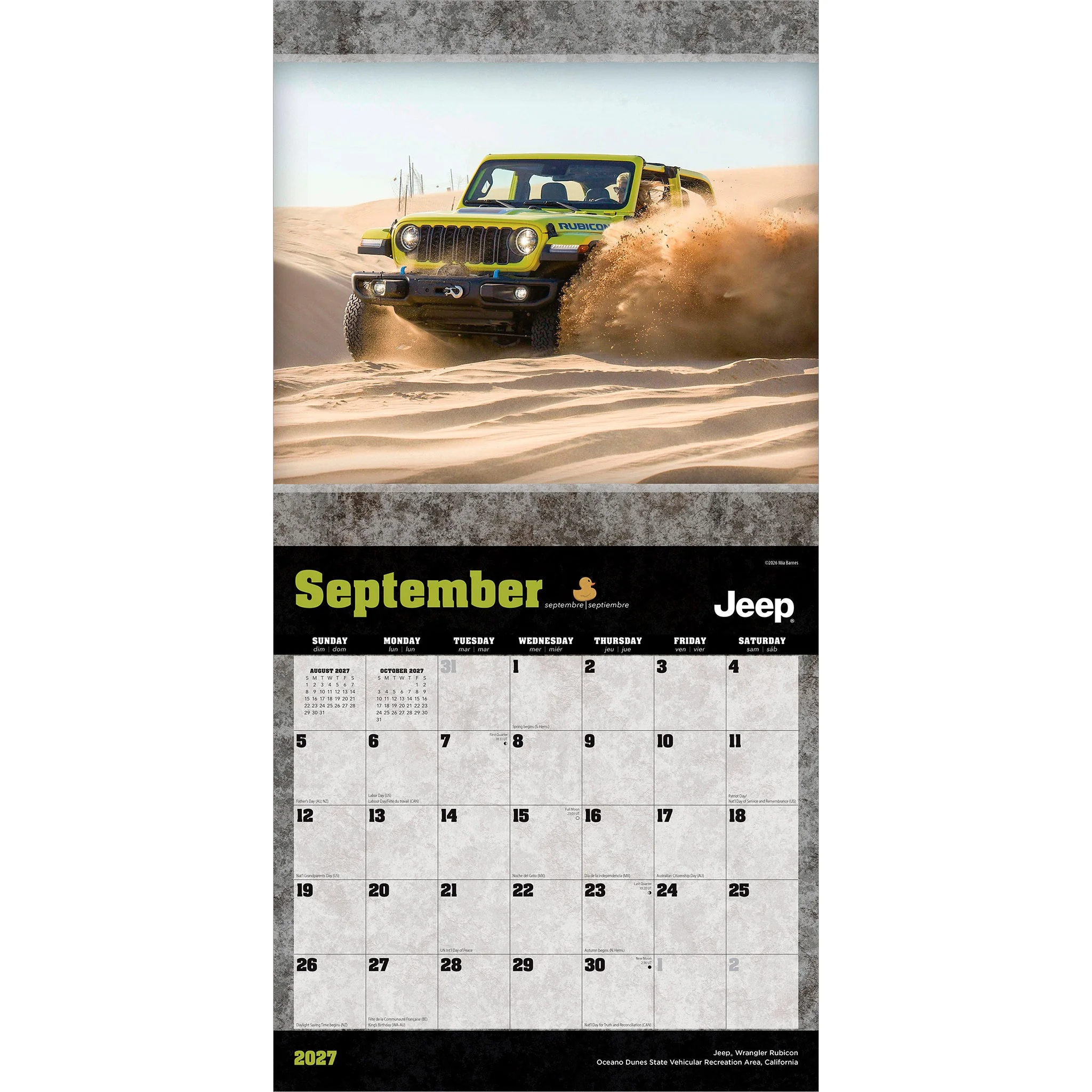 Jeep 2027 Wall Calendar - Image 4