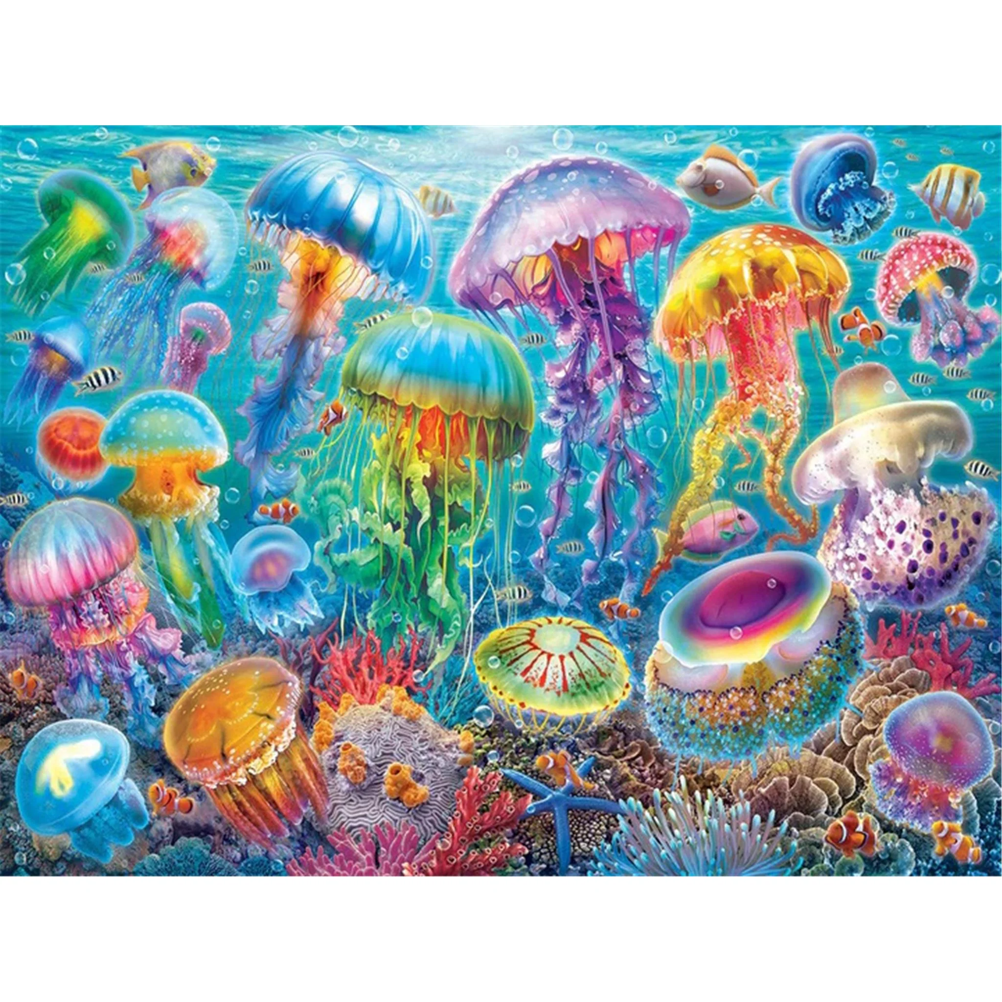 Jelly Fish 500 Piece Puzzle - Image 2