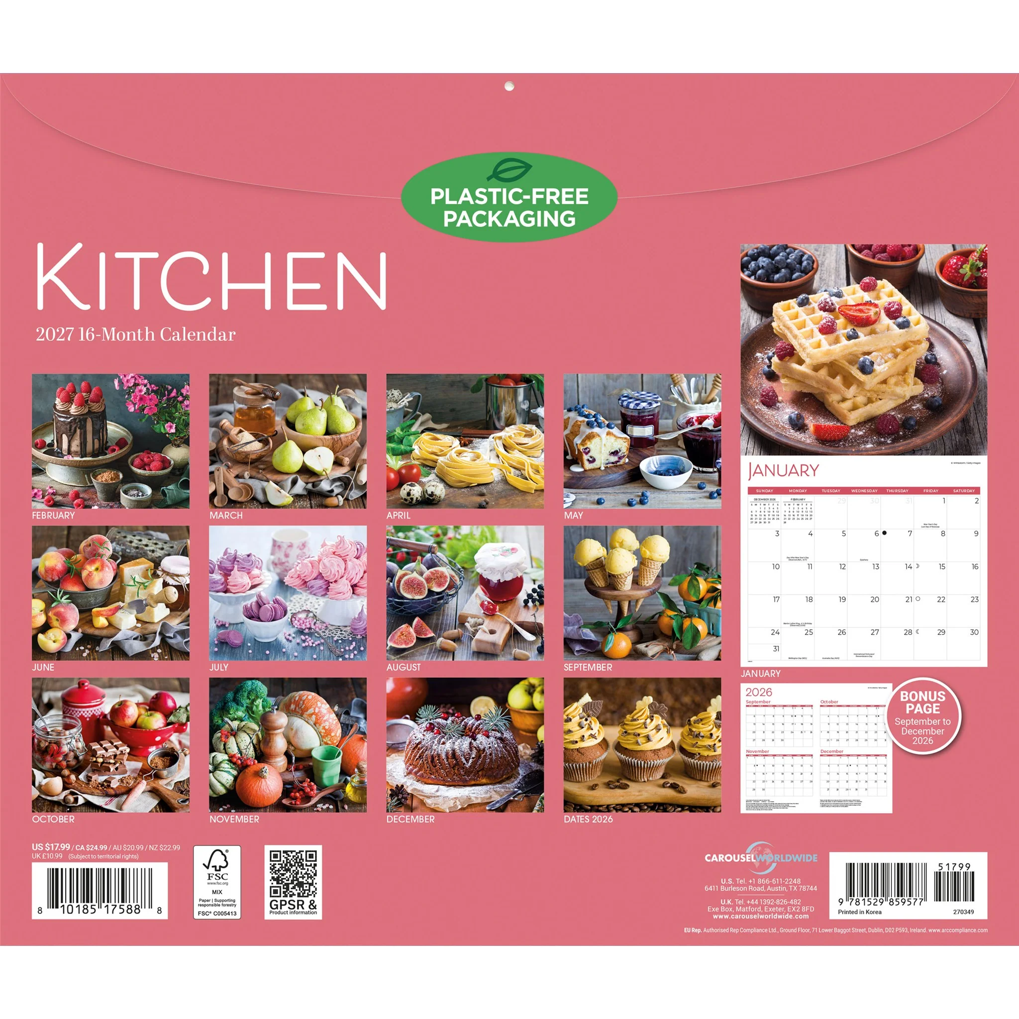 Kitchen 2027 Wall Calendar - Image 2