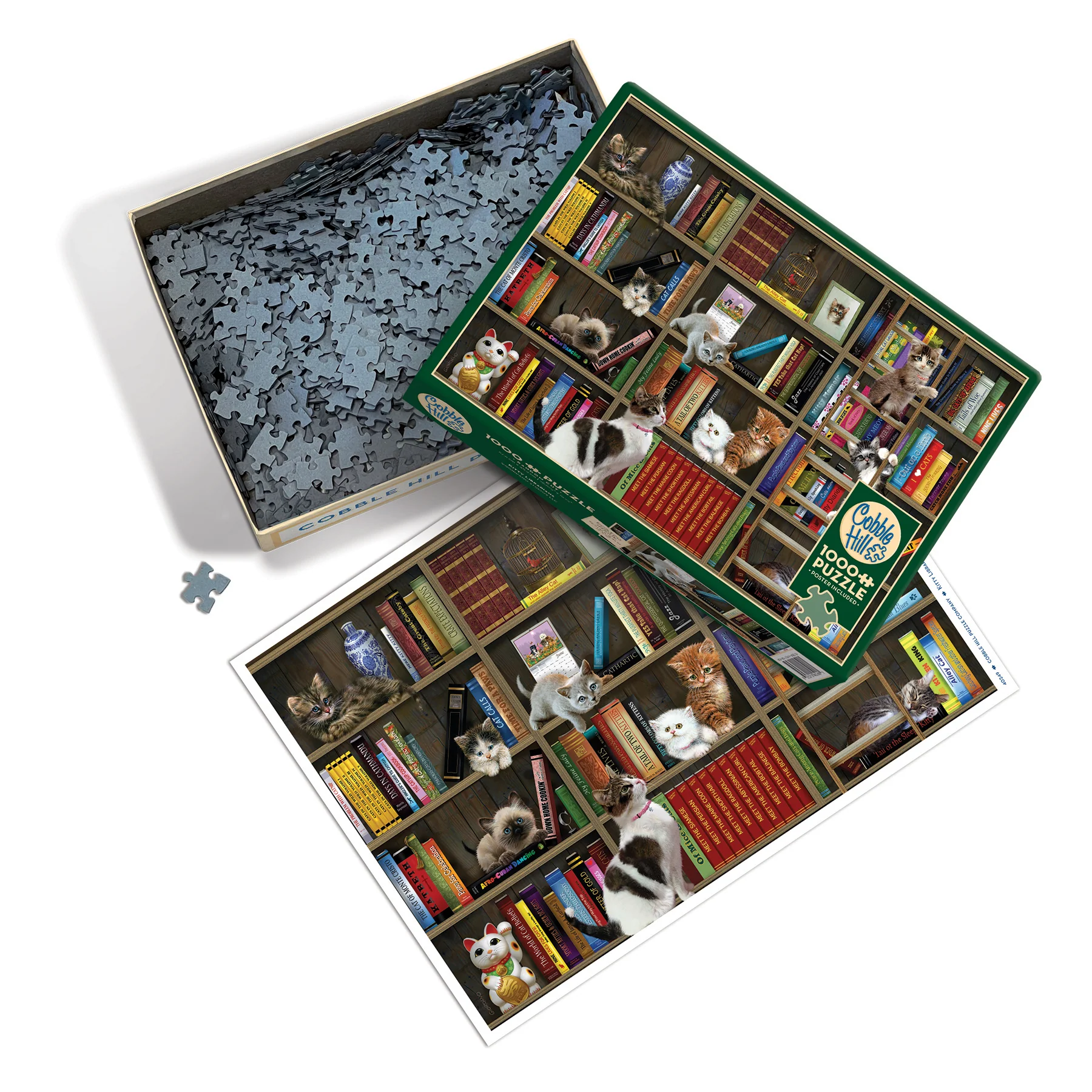Kitty Librarians Exclusive 1000 Piece Puzzle - Image 5
