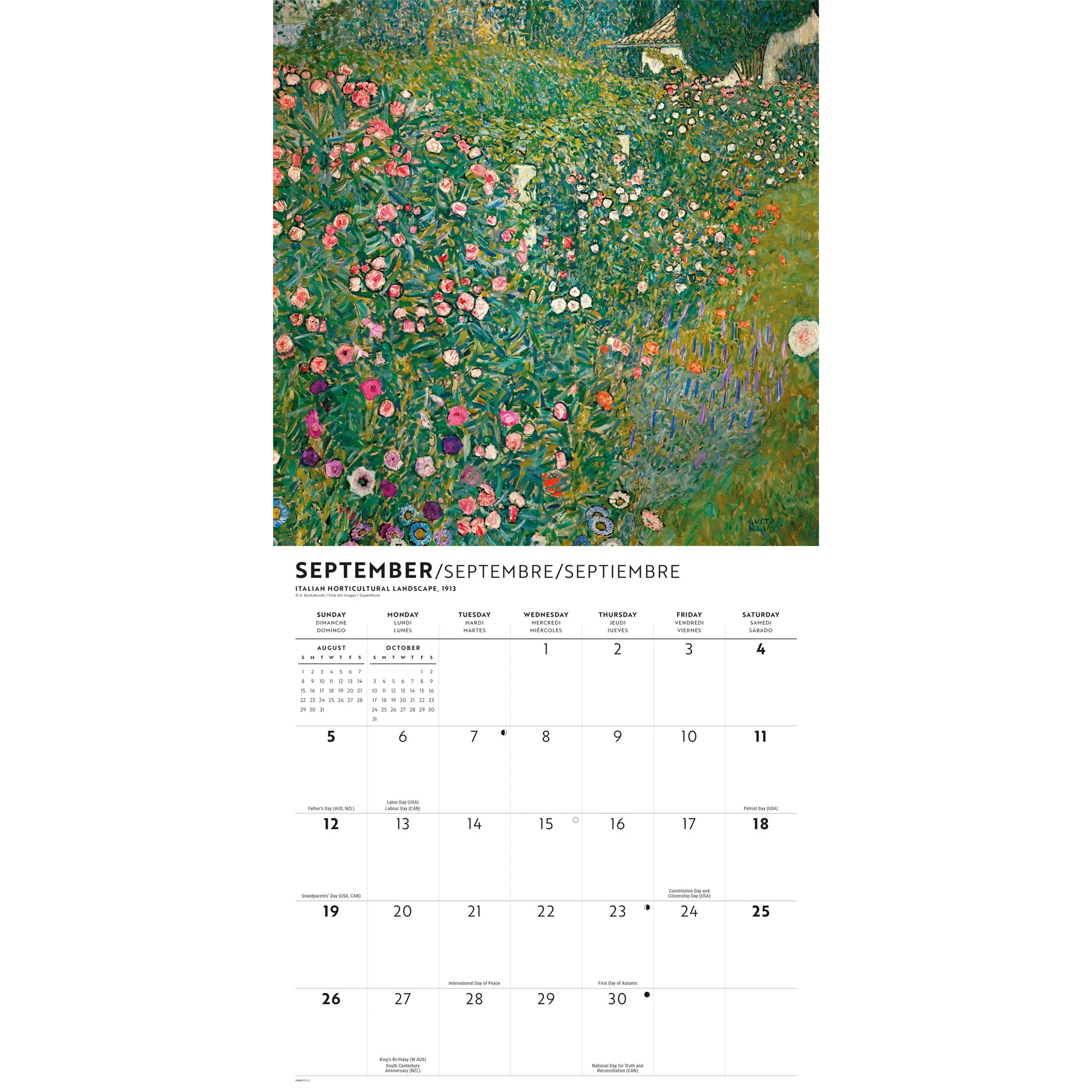Klimt 2027 Wall Calendar - Image 5