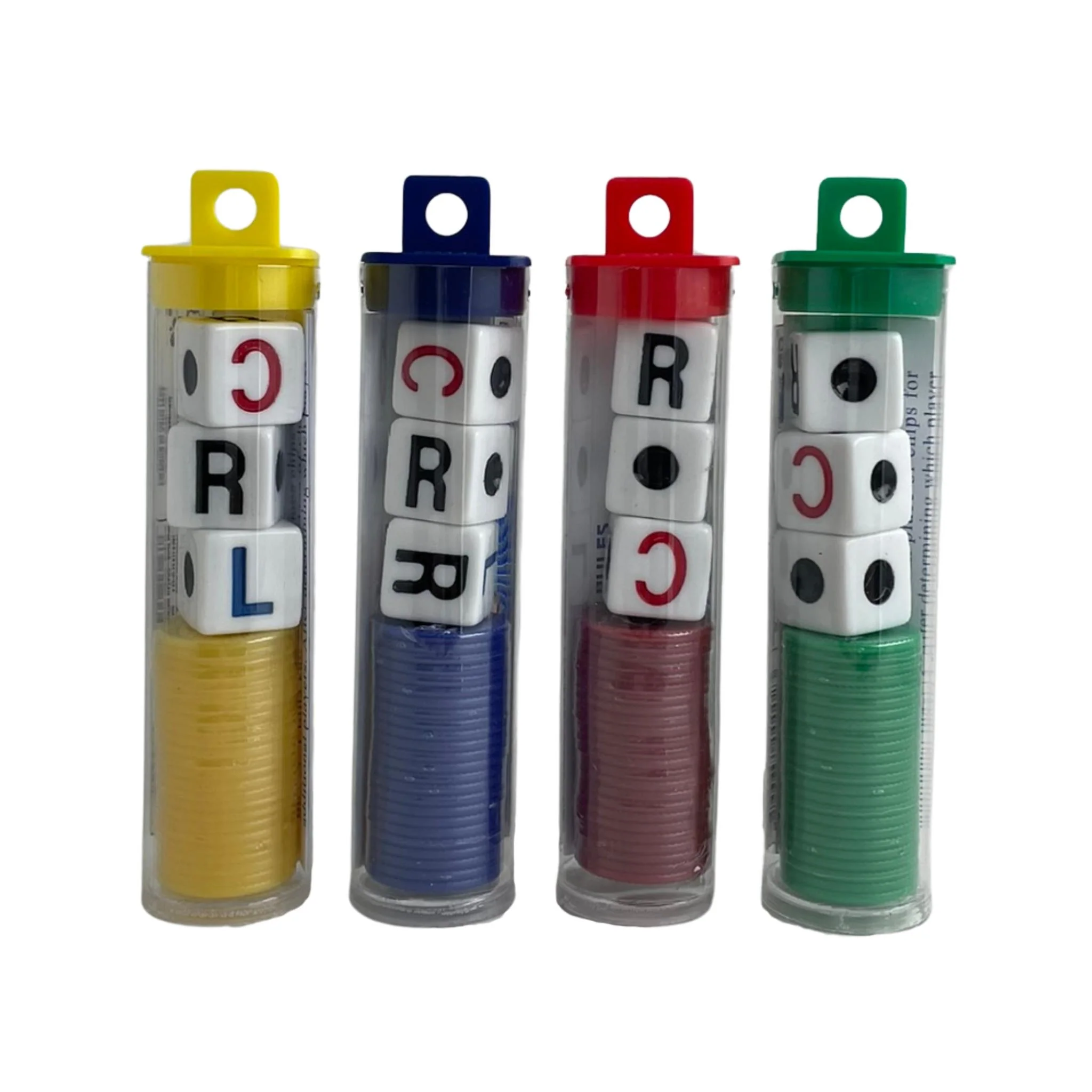 LCR Dice Assorted Colour Tops - Image 3