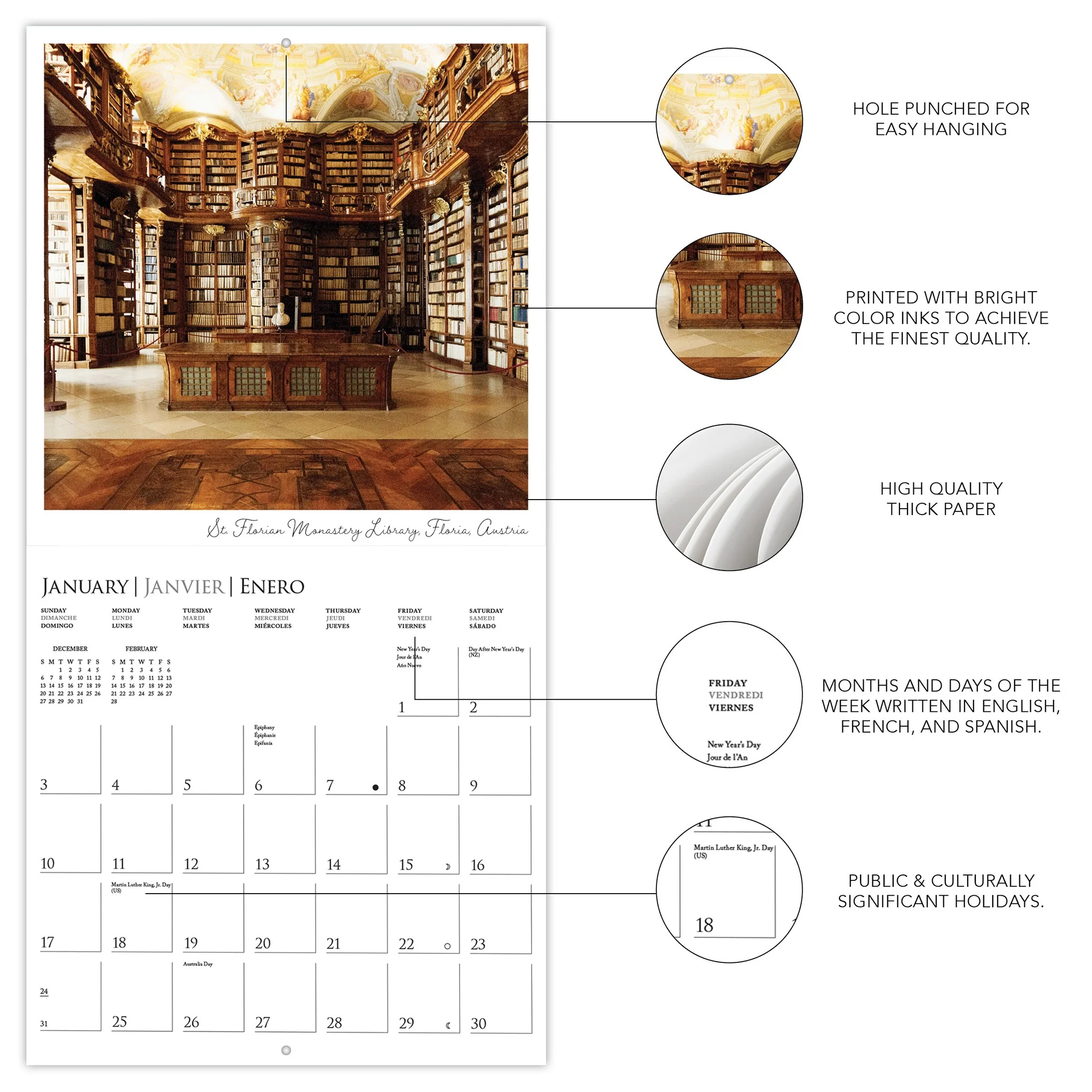 Libraries 2027 Wall Calendar - Image 3