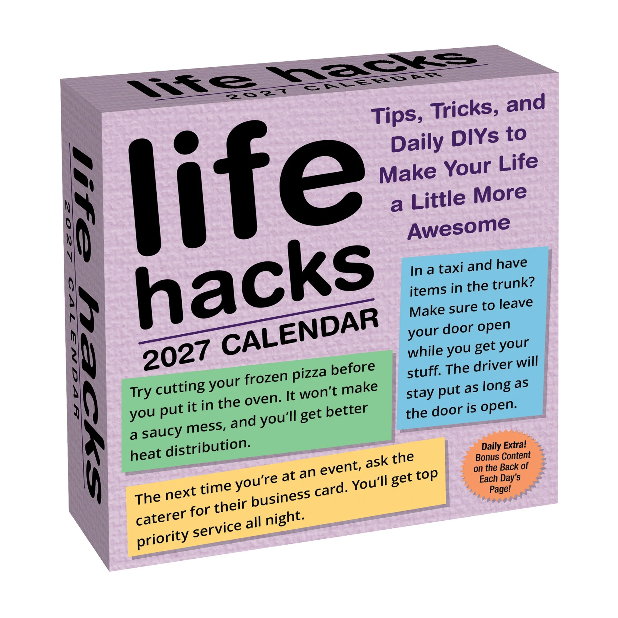 Life Hacks 2027 Box Calendar - Image 4