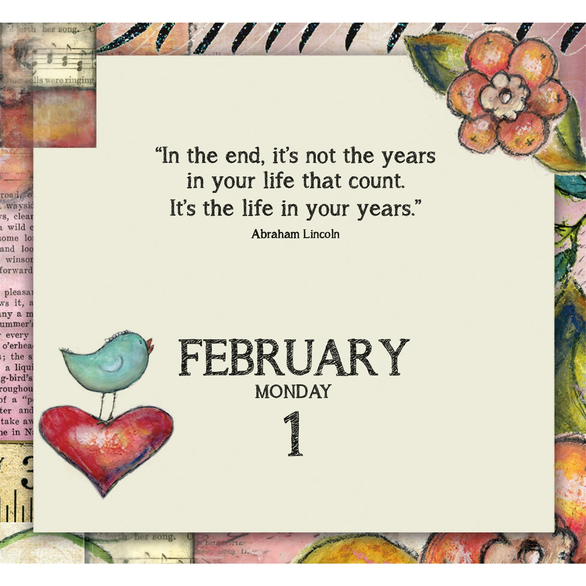 Live Love Dream 2027 Small Box Calendar - Image 4