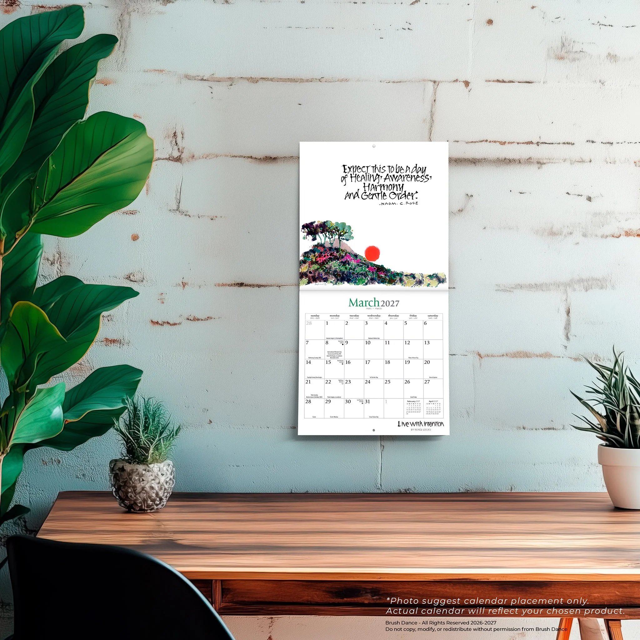 Live with Intention 2027 Mini Calendar - Image 5