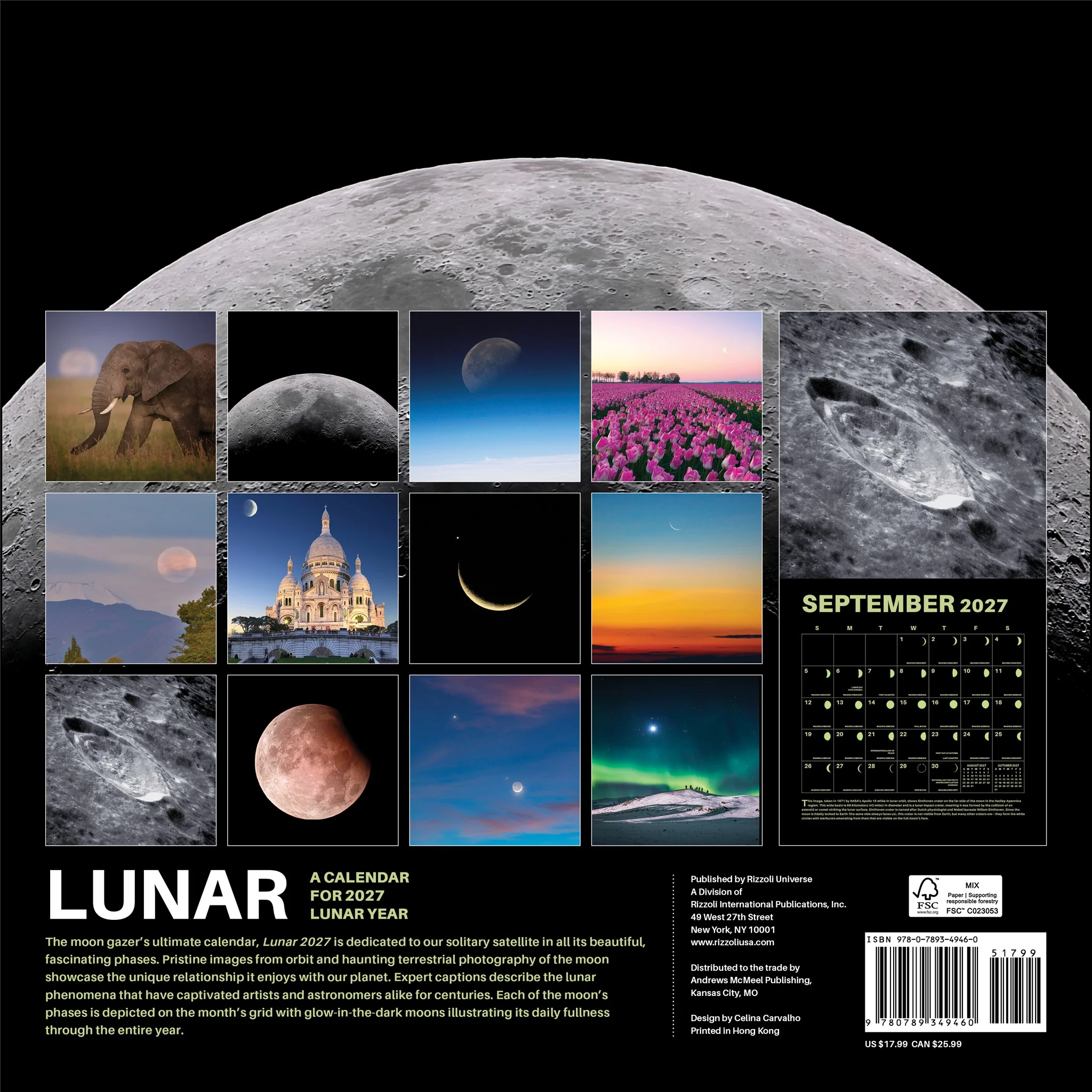 Lunar 2027 Wall Calendar - Image 2