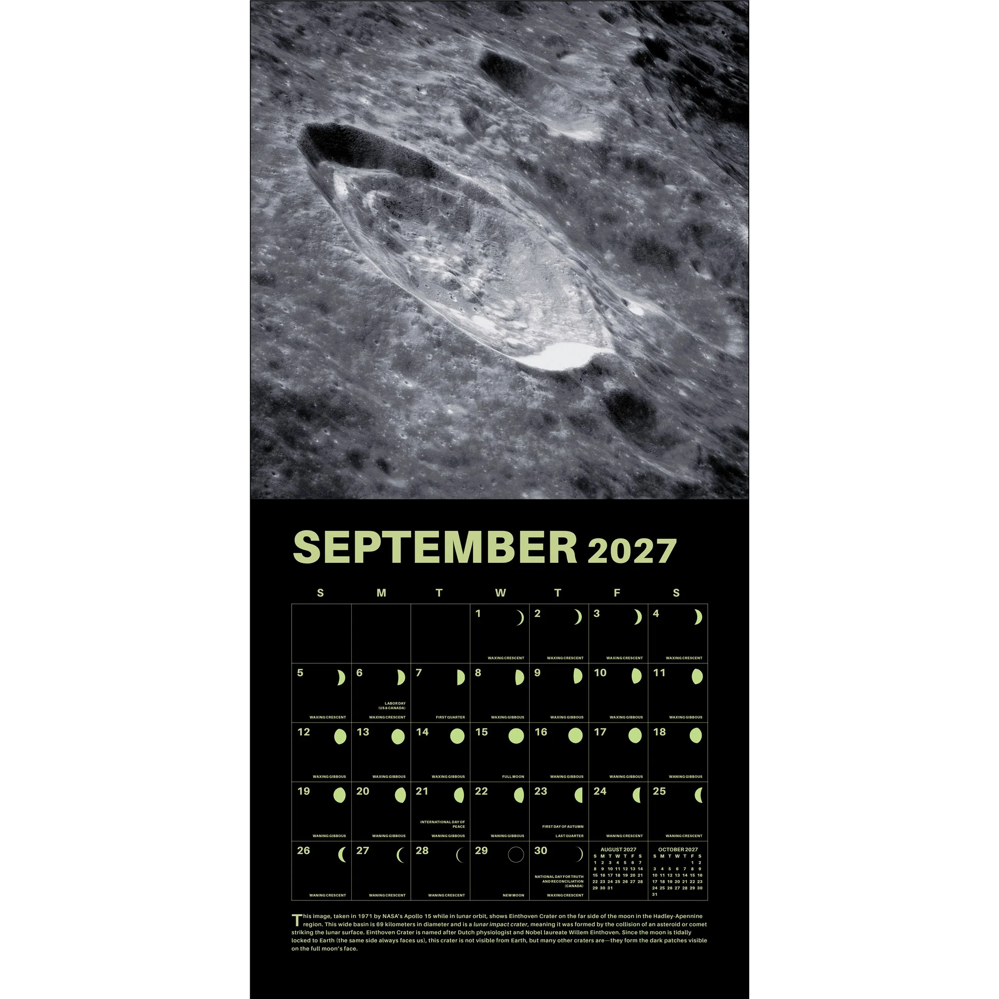 Lunar 2027 Wall Calendar - Image 5