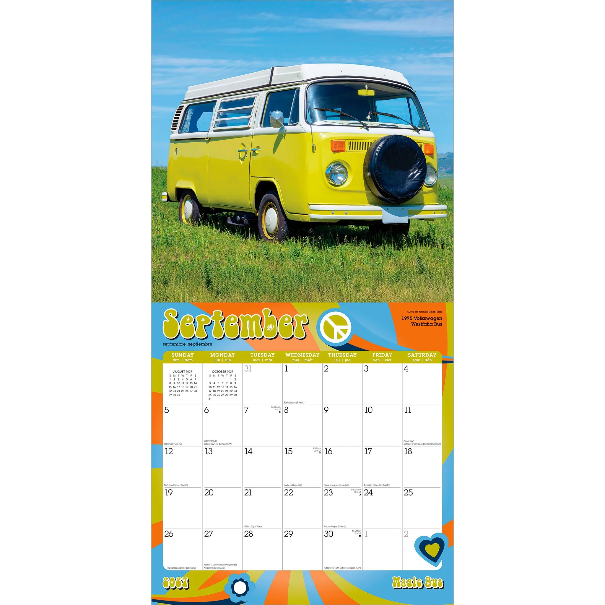 Magic Bus 2027 Wall Calendar - Image 4