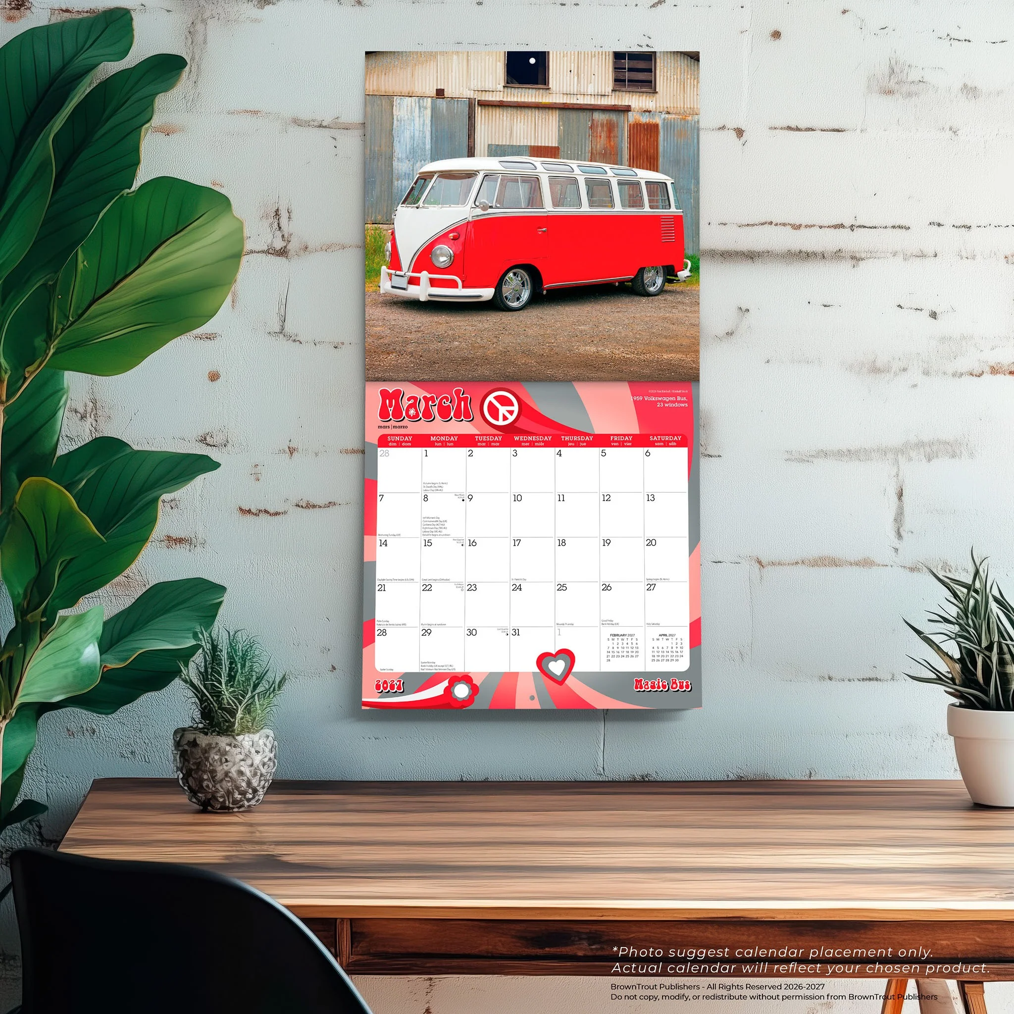 Magic Bus 2027 Wall Calendar - Image 5