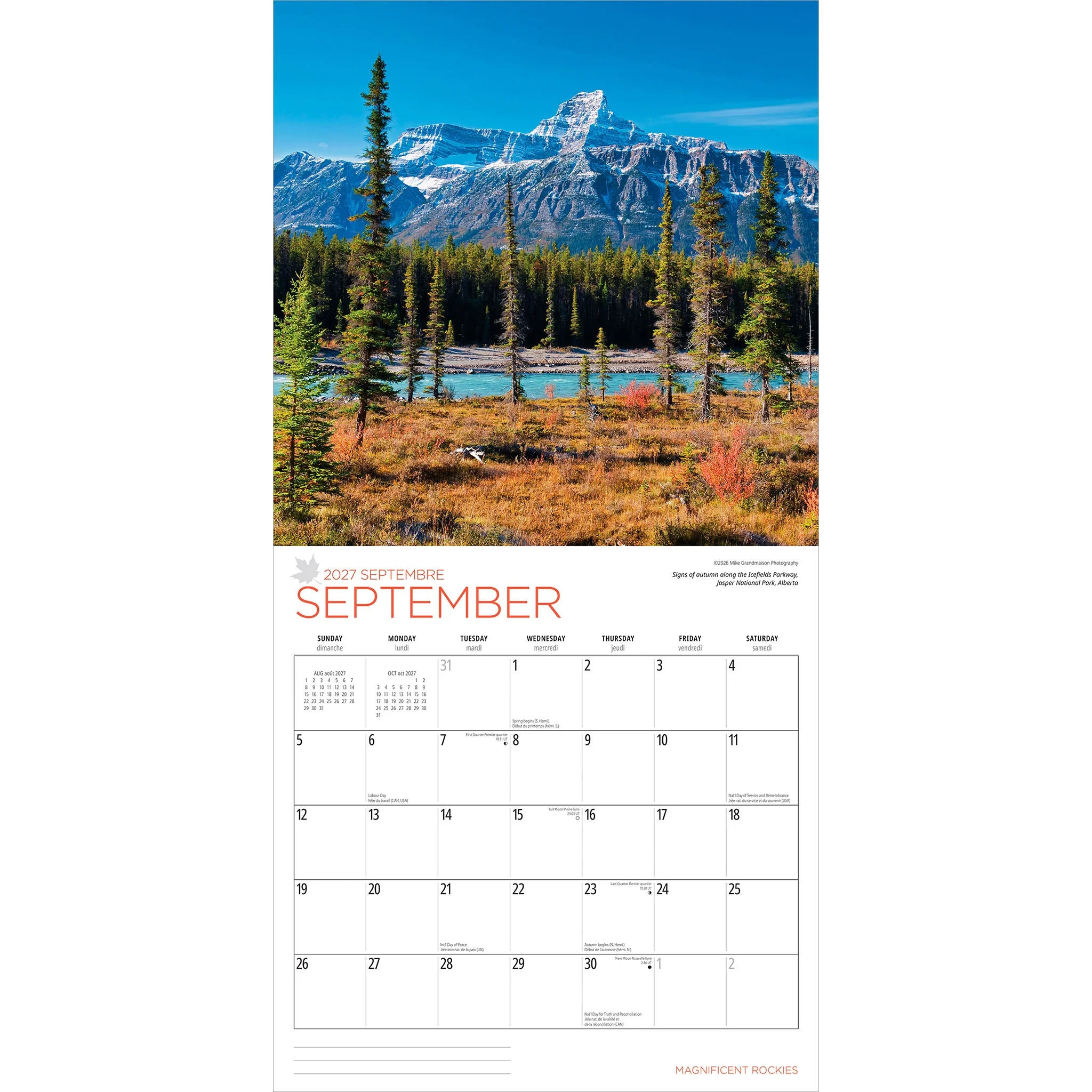 Magnificent Rockies 2027 Wall Calendar - Image 4
