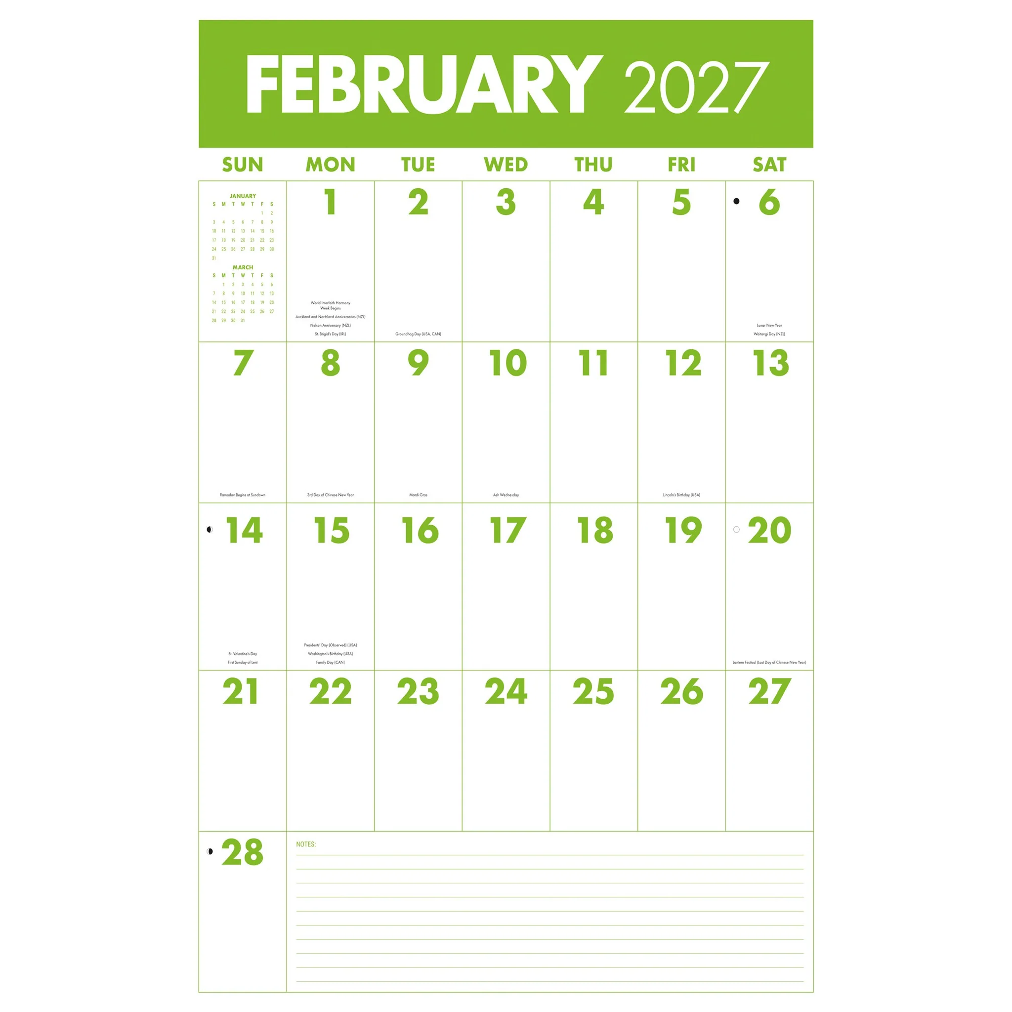 Mammoth Grid 2027 Poster Calendar - Image 3