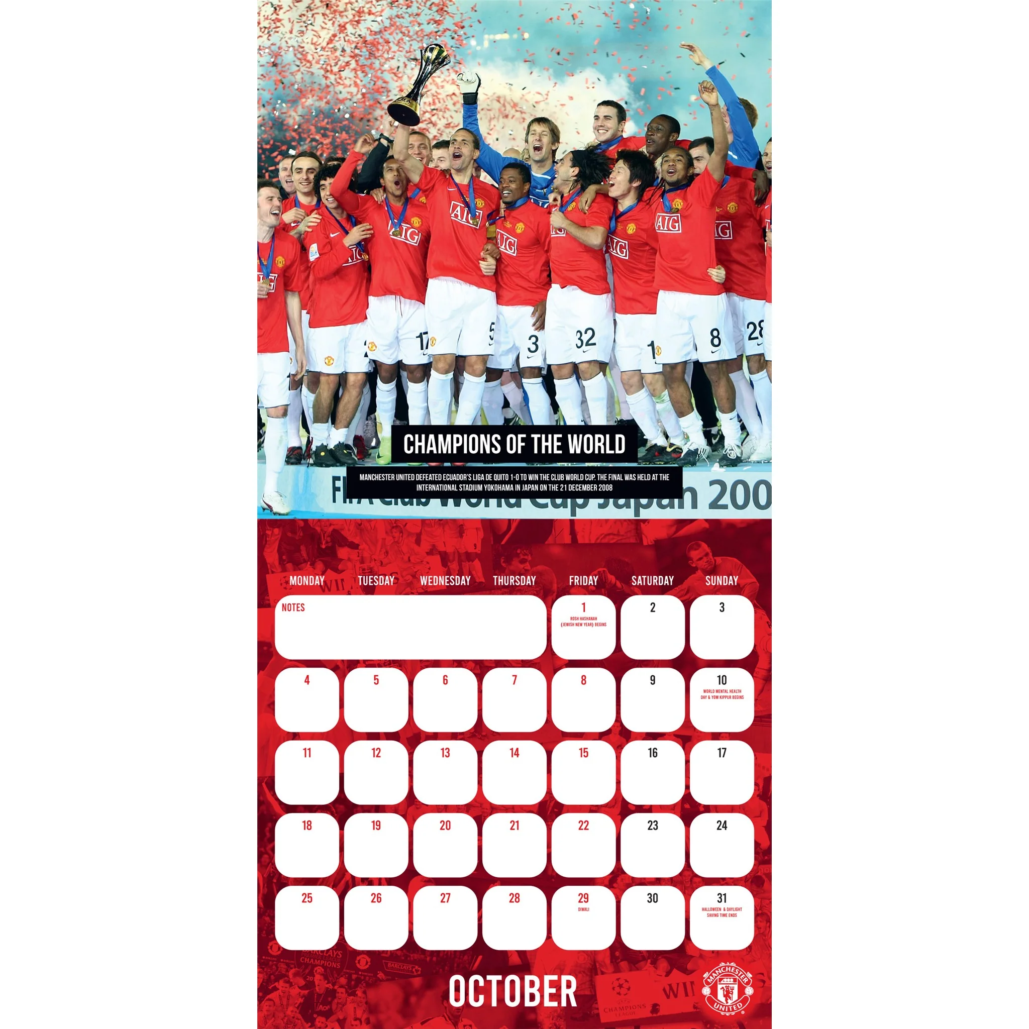 Manchester United 2027 Wall Calendar - Image 3