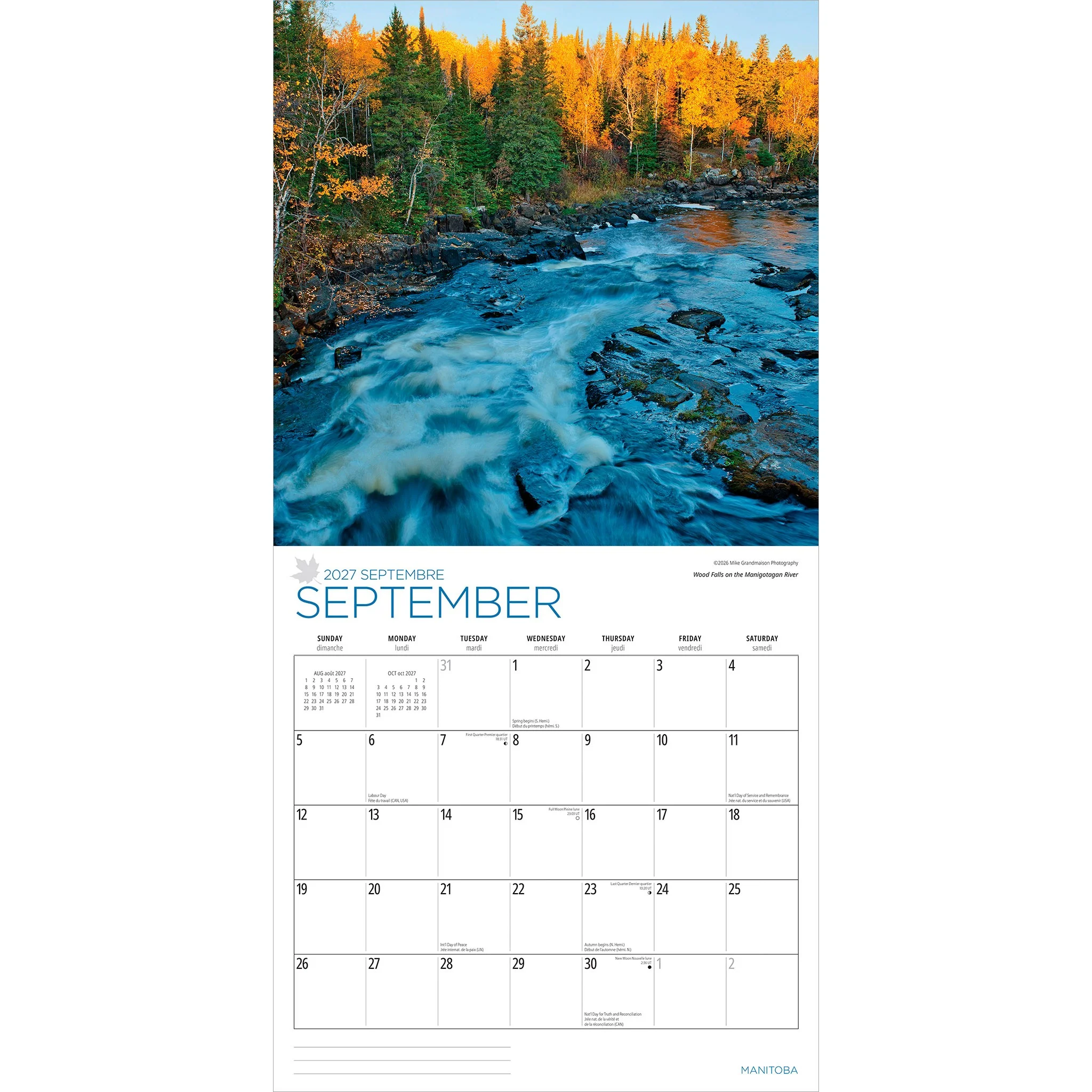 Manitoba 2027 Wall Calendar - Image 4