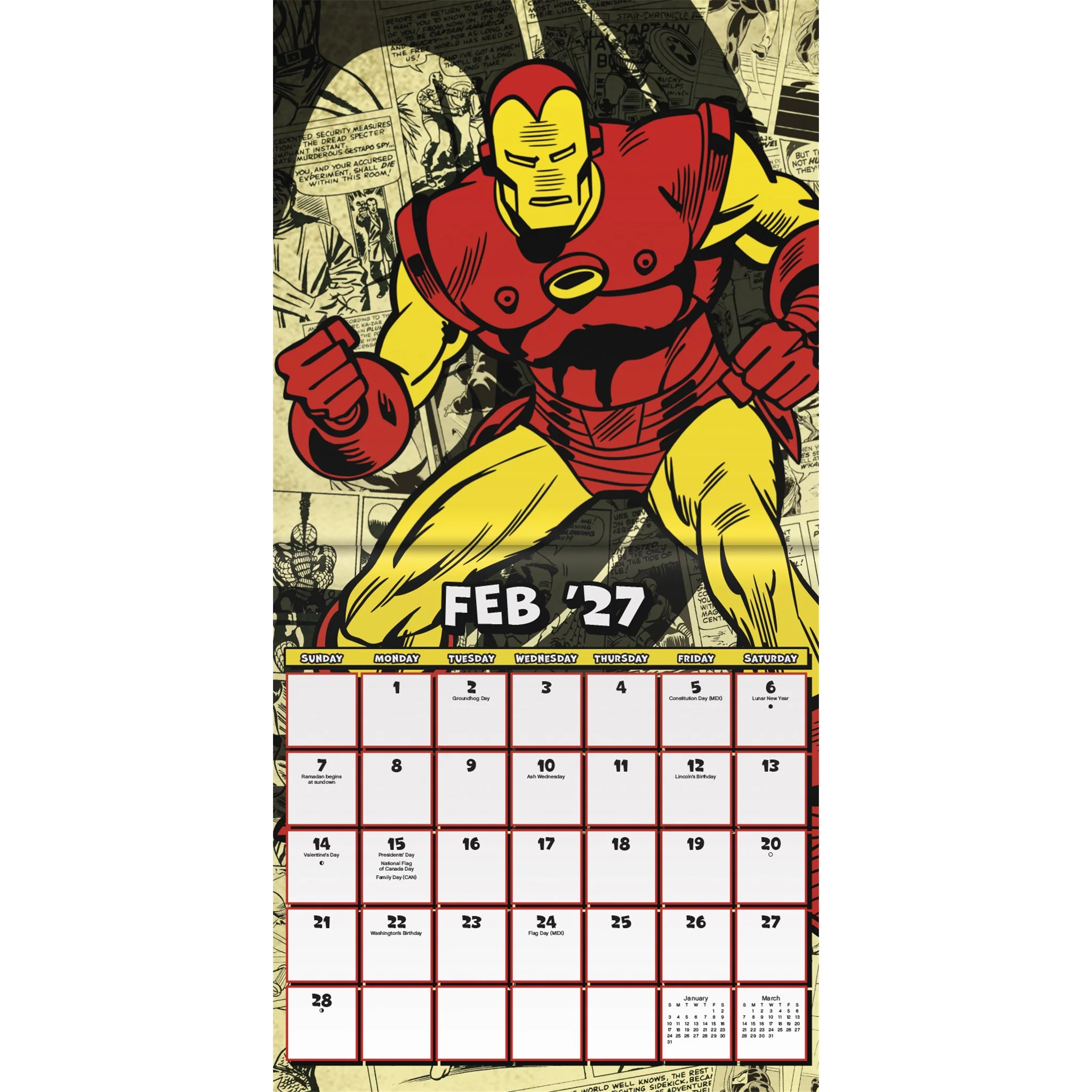 Marvel Comics 2027 Mini Calendar - Image 4
