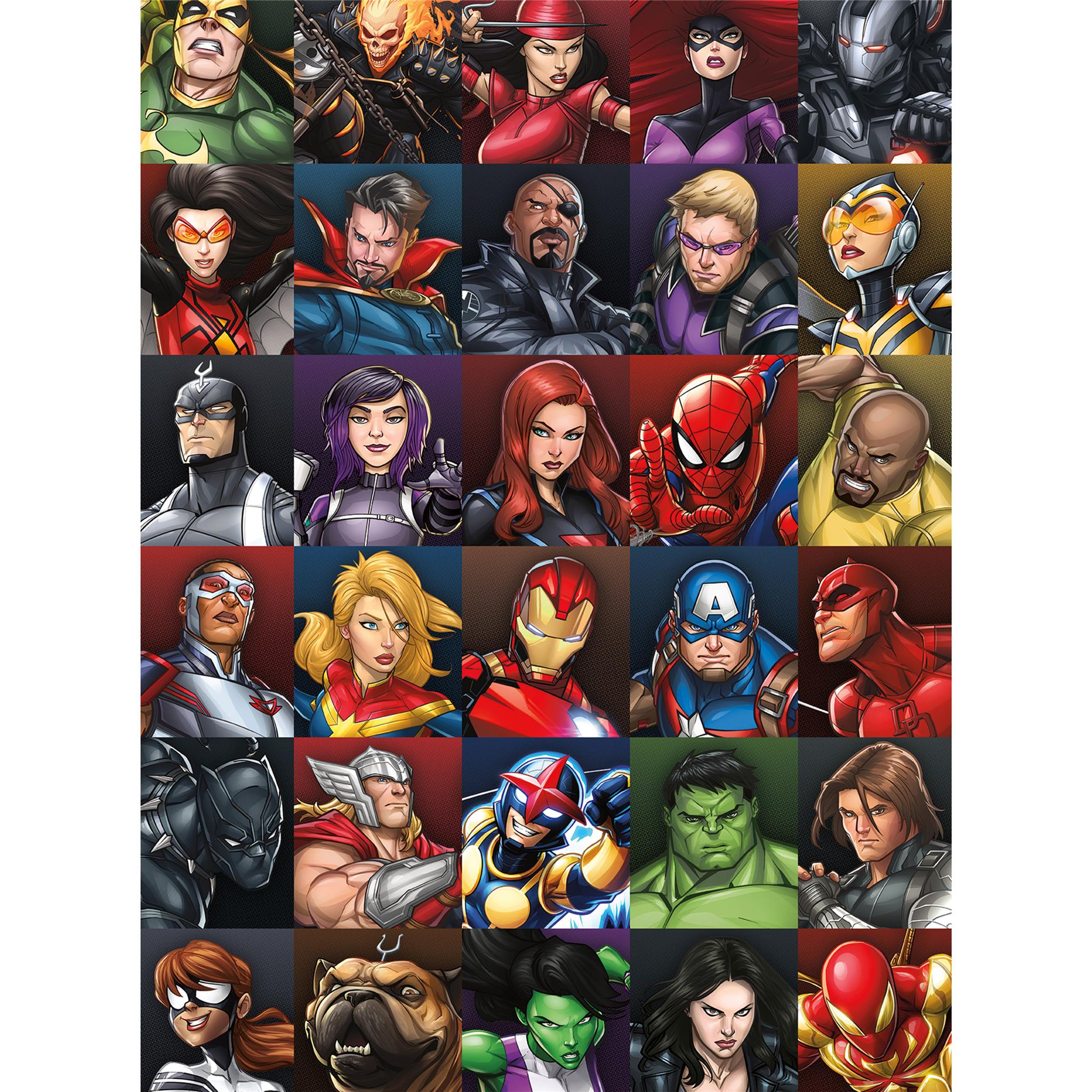 Marvel Heroes Collage 1000 Piece Puzzle - Image 4