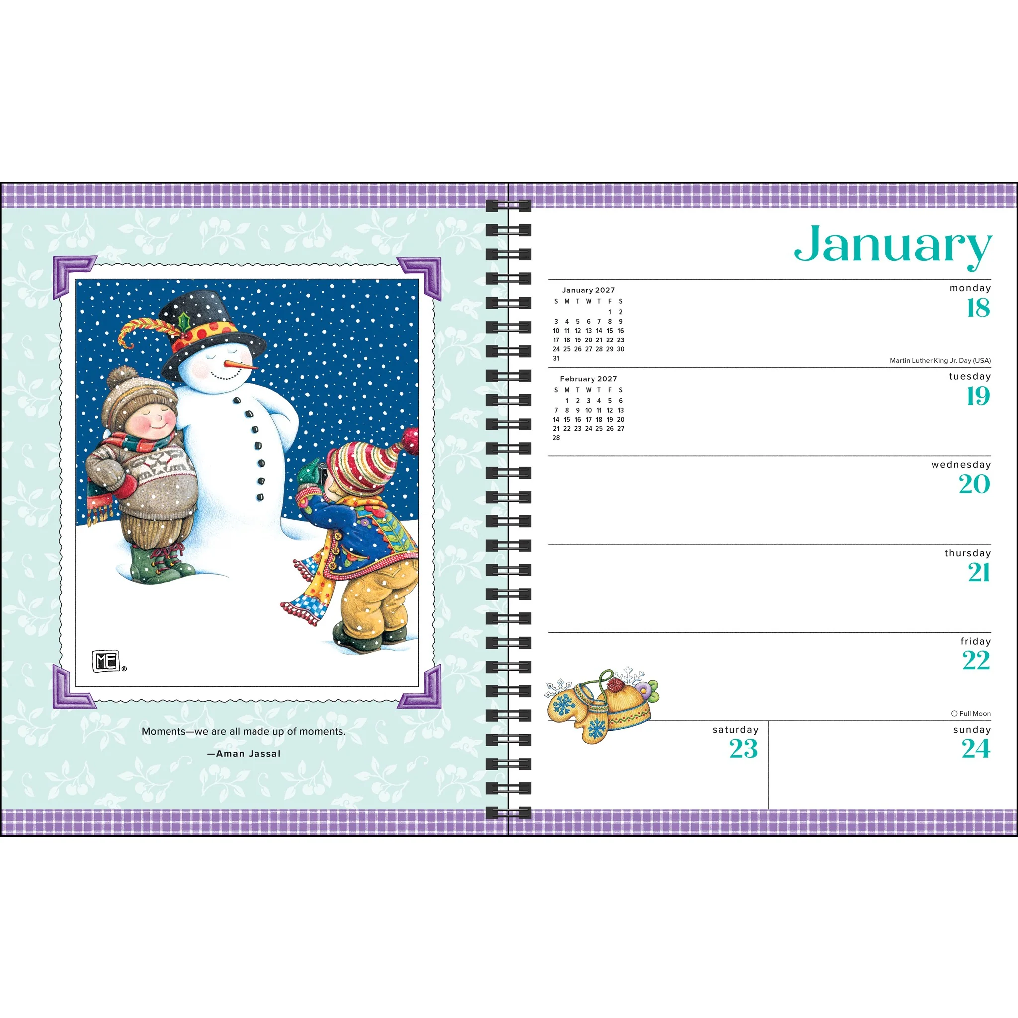 Mary Engelbreit's A Moment Here, A Memory There 2027 Engagement Calendar - Image 4
