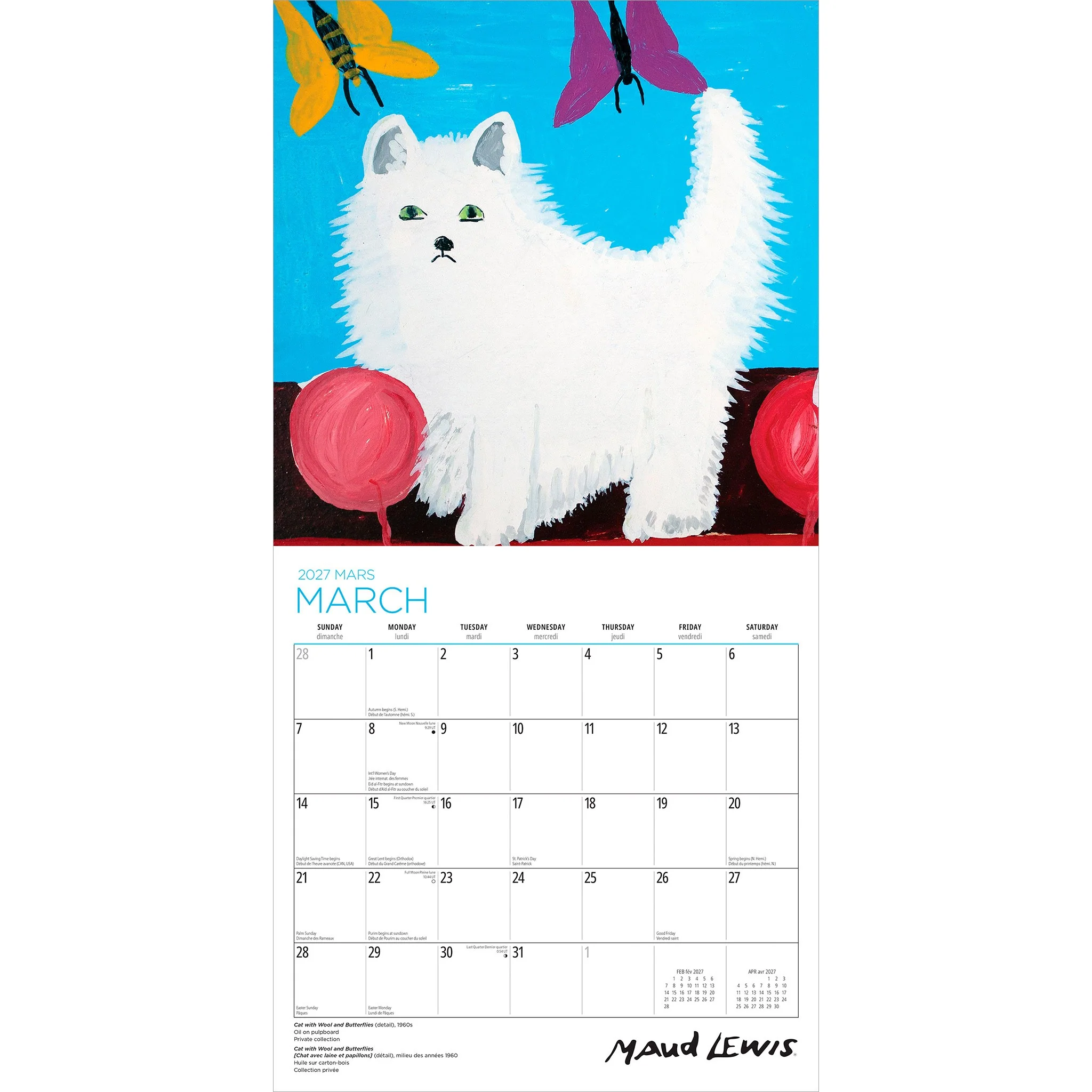 Maud Lewis 2027 Wall Calendar - Image 3