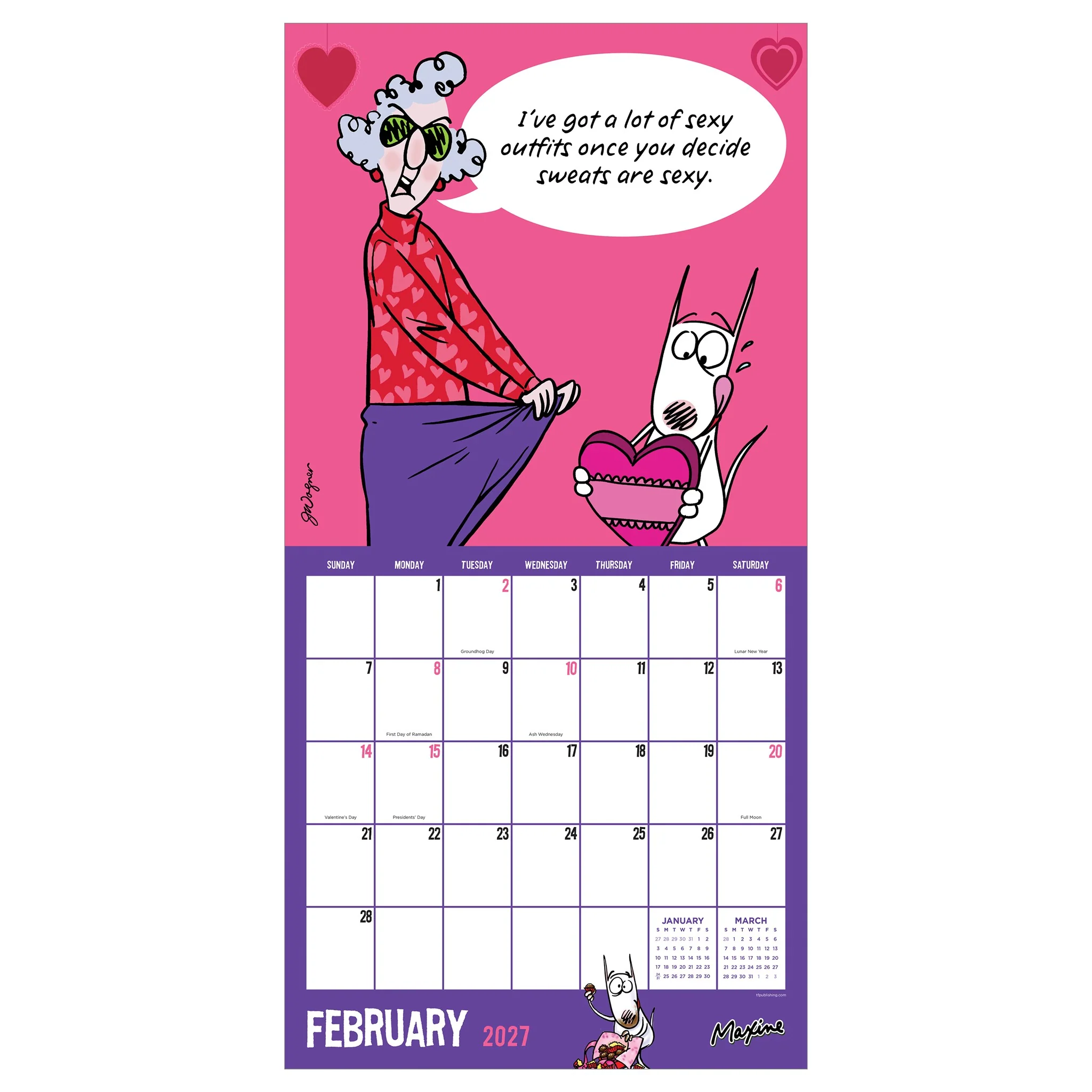 Maxine 2027 Wall Calendar - Image 4