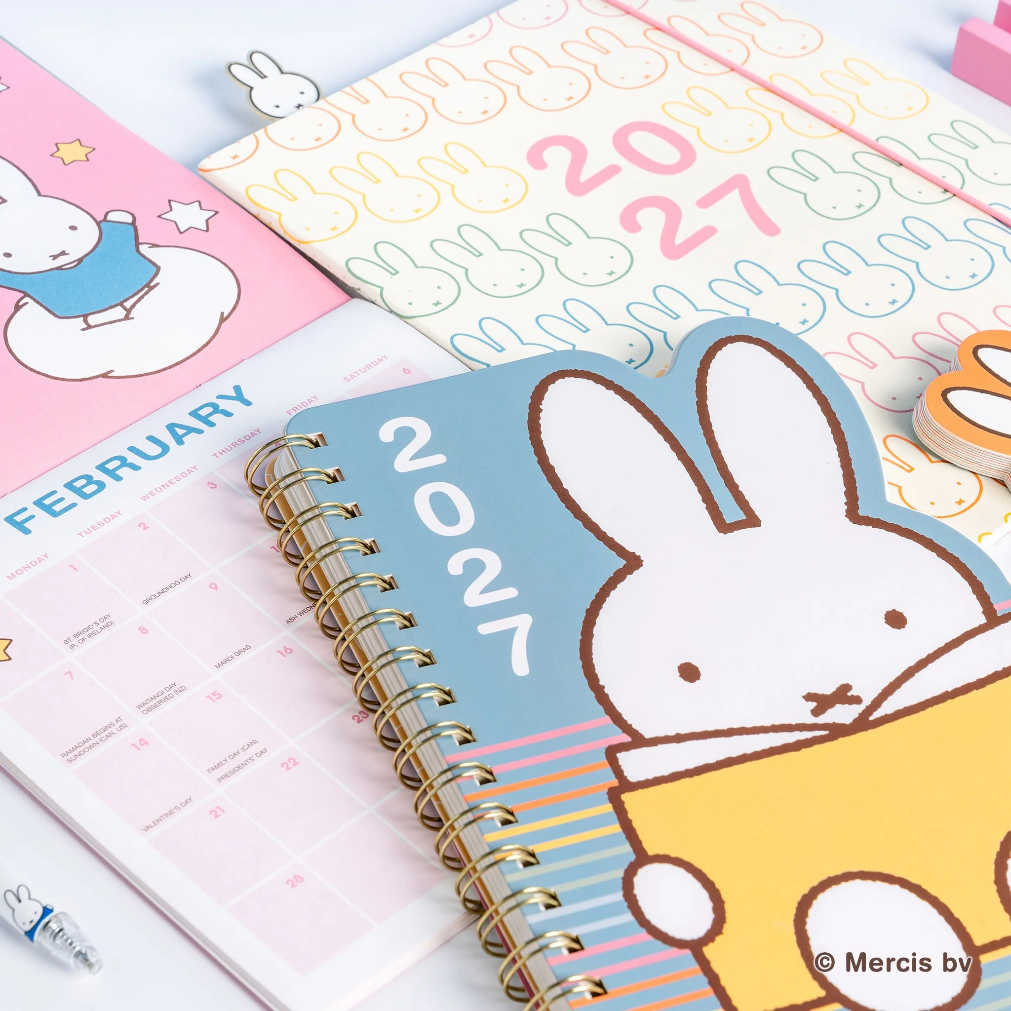 Miffy A Year in Color Die-Cut 2026-2027 Engagement Calendar - Image 10