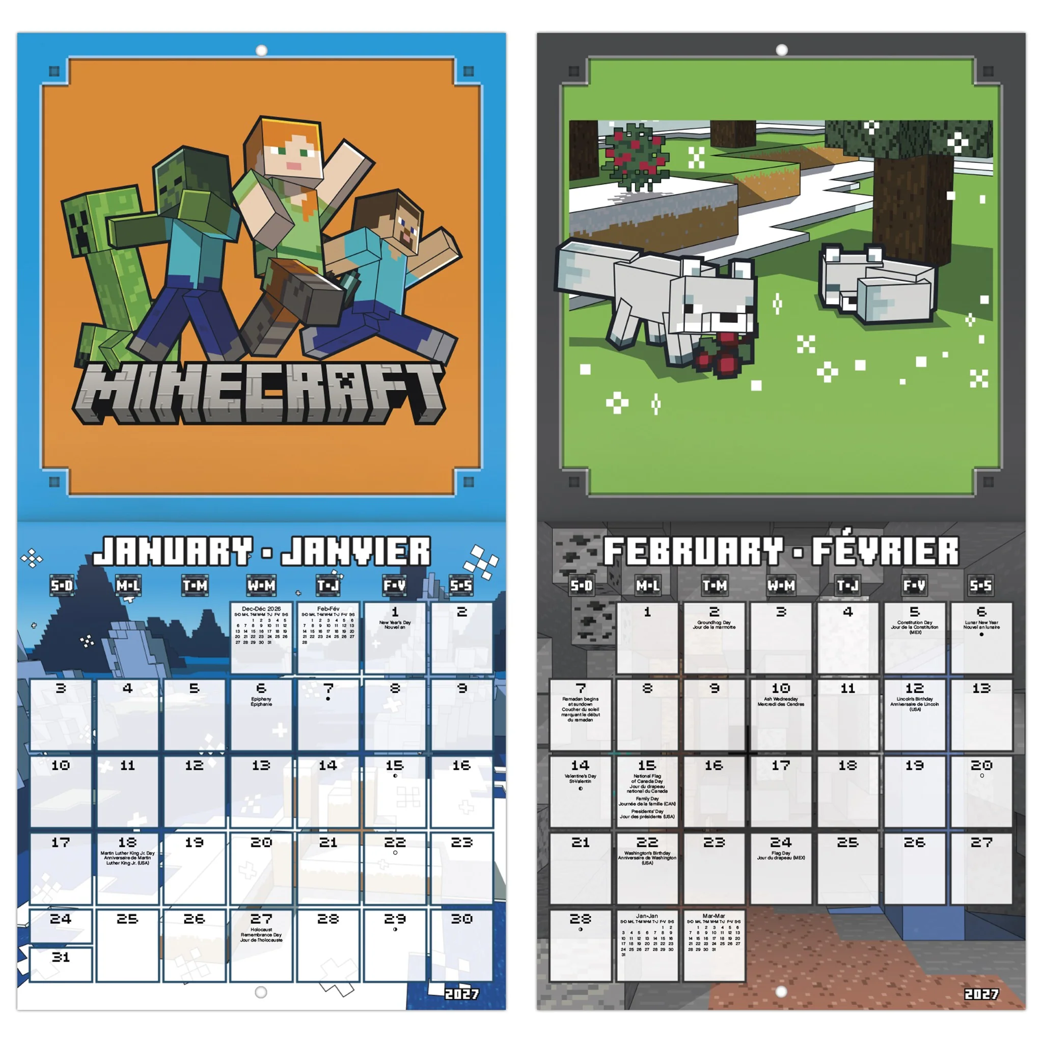 Minecraft 2027 Mini Calendar - Image 6