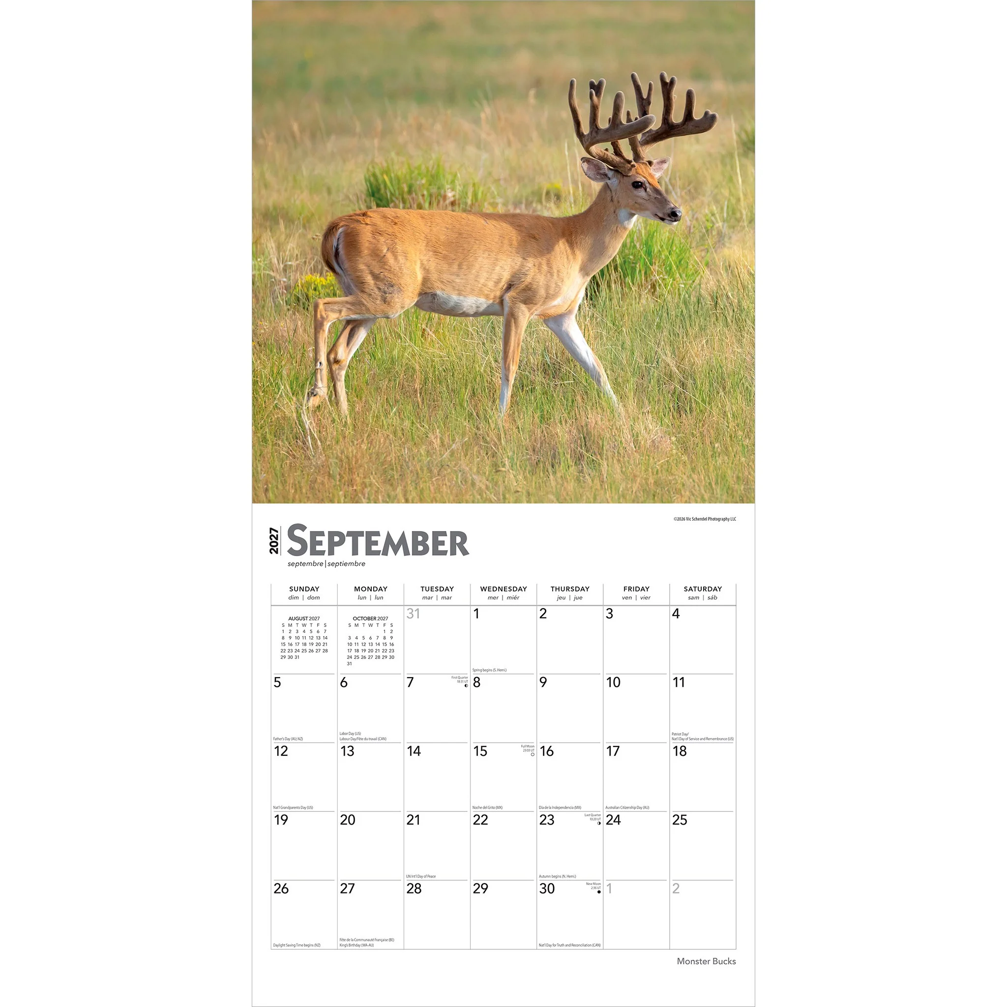 Monster Bucks 2027 Wall Calendar - Online Only - Image 4